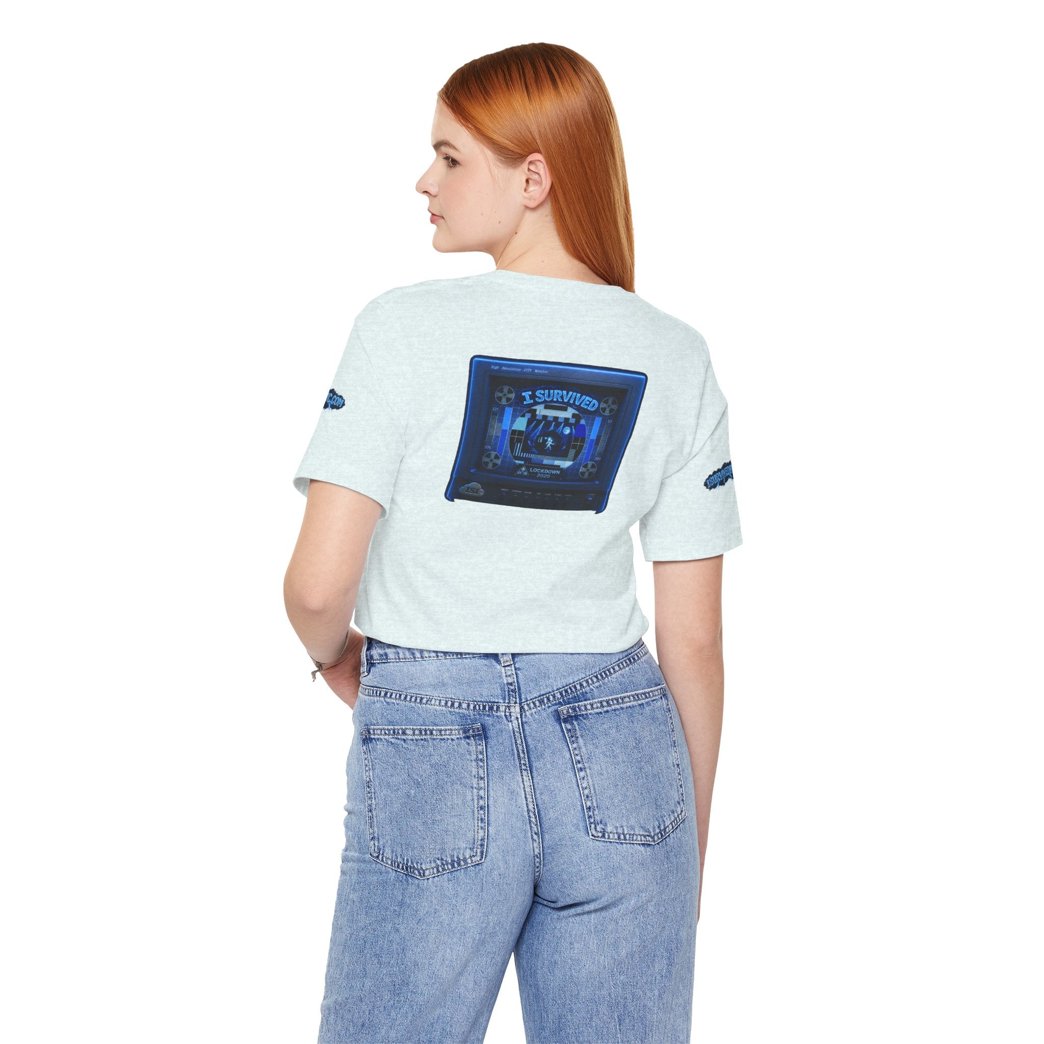 I Survived 2020 — "Please Stand By" Test Pattern Tee Lockdown Special Edition Summer Exclusive Unisex Jersey Short Sleeve Tee