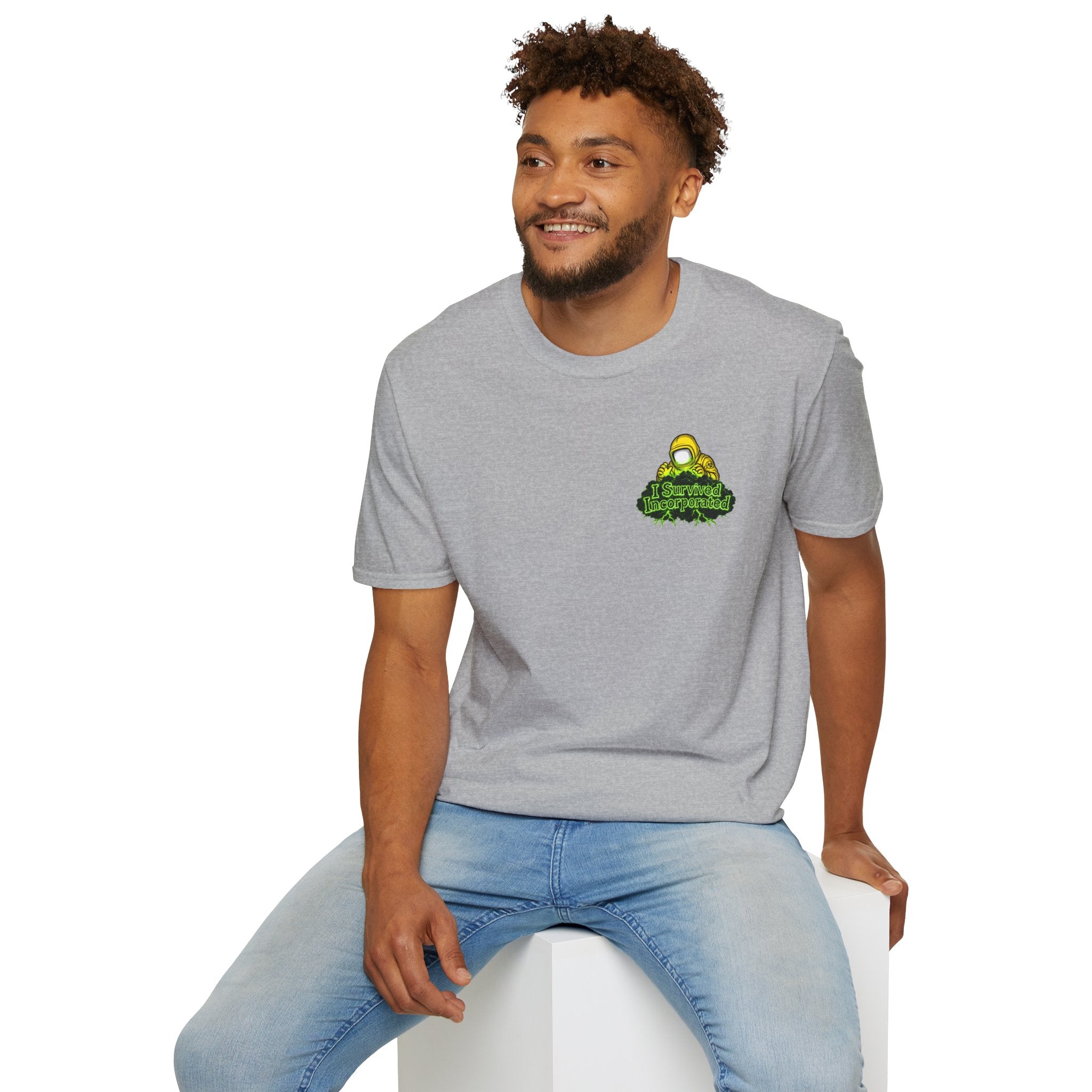 I Survived 2020 — "Please Stand By" Test Pattern Toxic Signal Tee Summer Premiere Unisex Softstyle T-Shirt