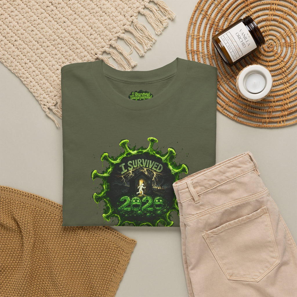 I Survived 2020 — PANDEMIC S1:E3: Director's Cut Special Edition "The Jab!" Unisex Heavy Cotton Tee