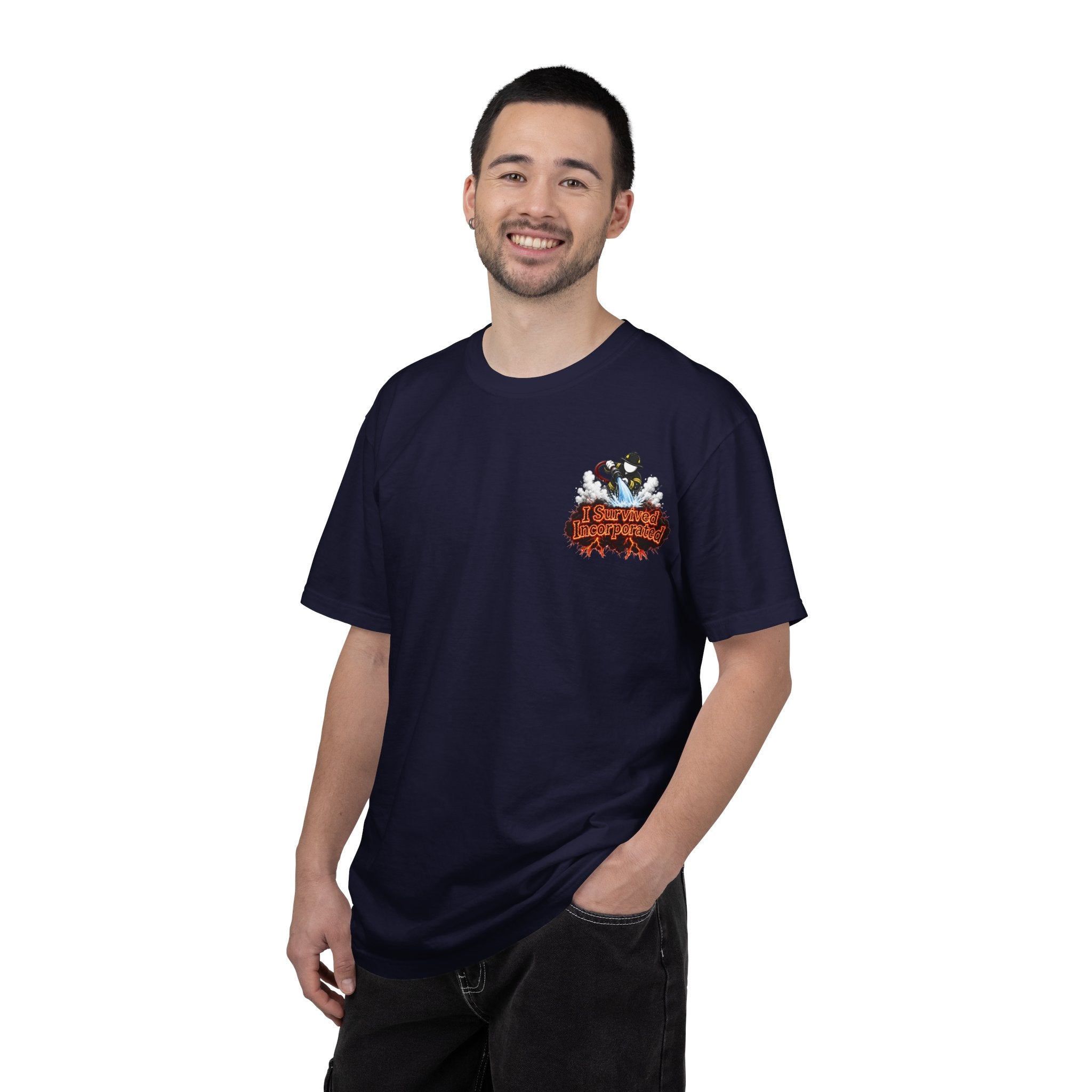 I Survived 2020 — "Please Stand By" Test Pattern Tee Wildfire Signal Edition Summer Premiere Unisex Garment-Dyed T-shirt