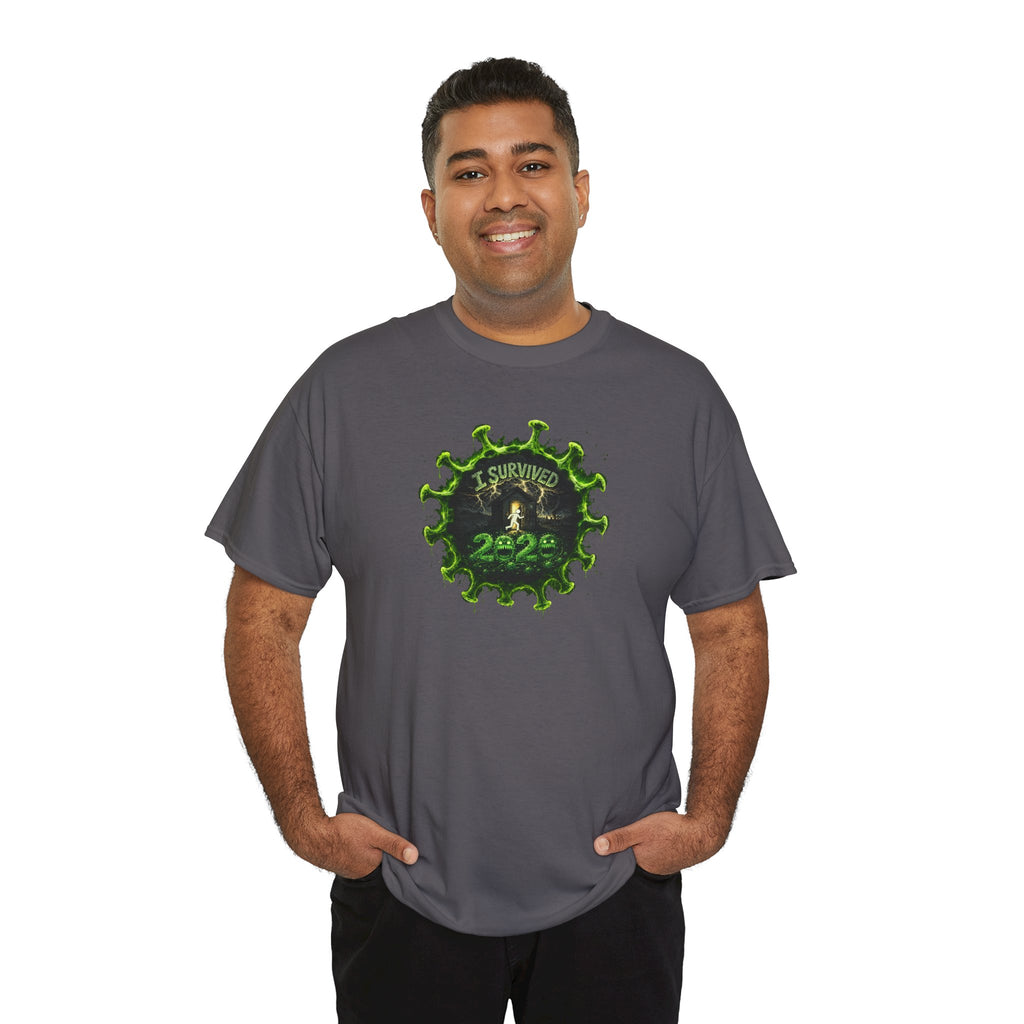 I Survived 2020 — PANDEMIC S1:E4: Director's Cut "Mask Madness" Unisex Heavy Cotton Tee