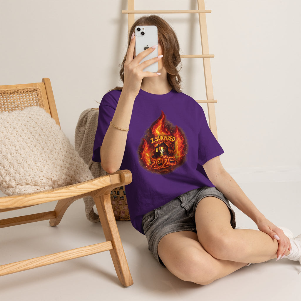 I Survived 2020 — Director's Cut S2:E2 "The Bobcat Fire" | Wildfire Edition Memorial Unisex Heavy Cotton Tee