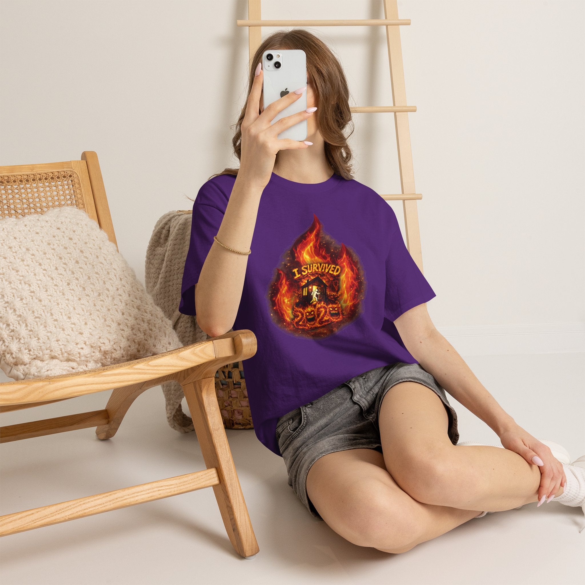 I Survived 2020 — Director's Cut S2:E2 "The Bobcat Fire" | Wildfire Edition Memorial Unisex Heavy Cotton Tee