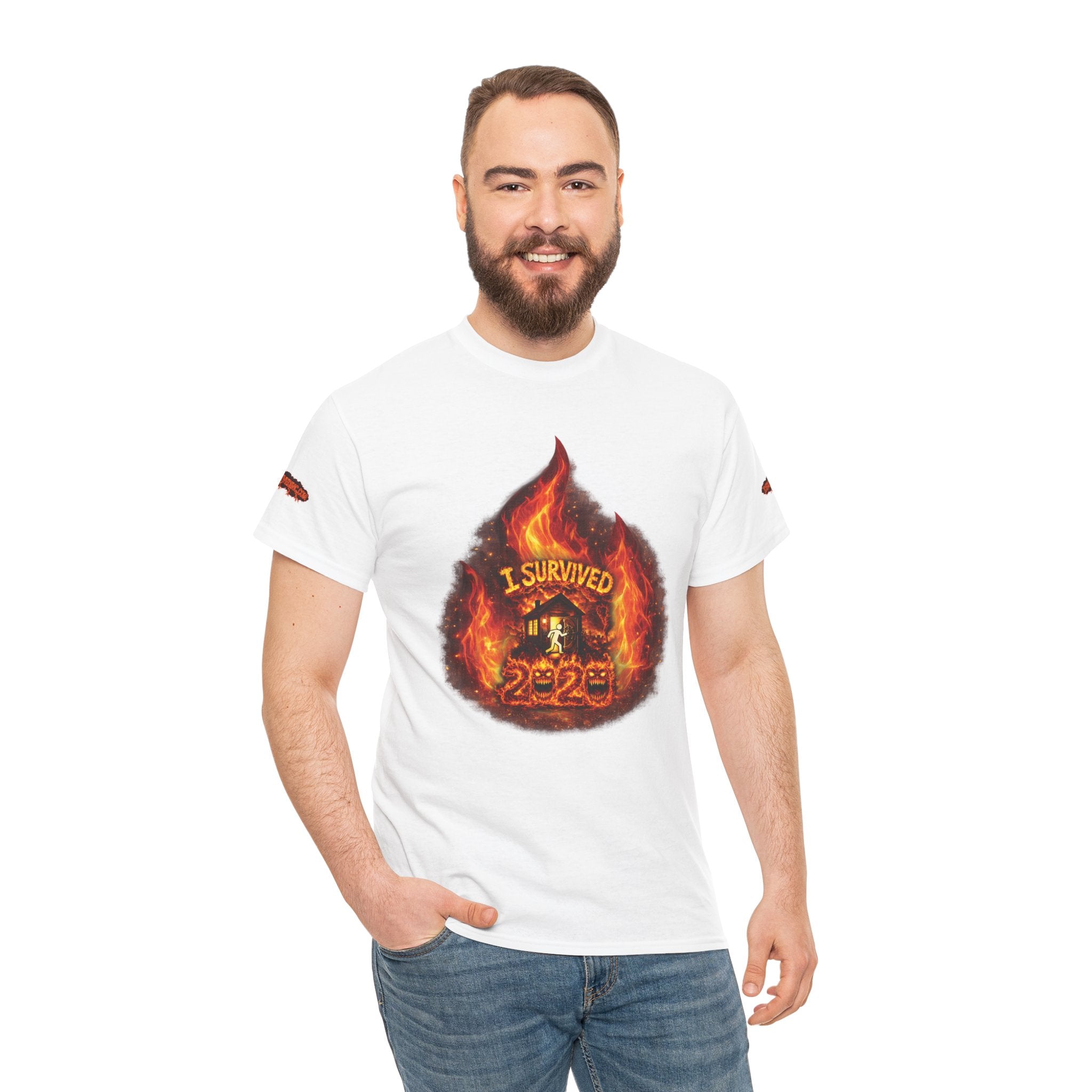 I Survived 2020 — Director's Cut S2:E3 "The California Wildfires" | Wildfire Edition Memorial Unisex Heavy Cotton Tee (SPECIAL EDITION)