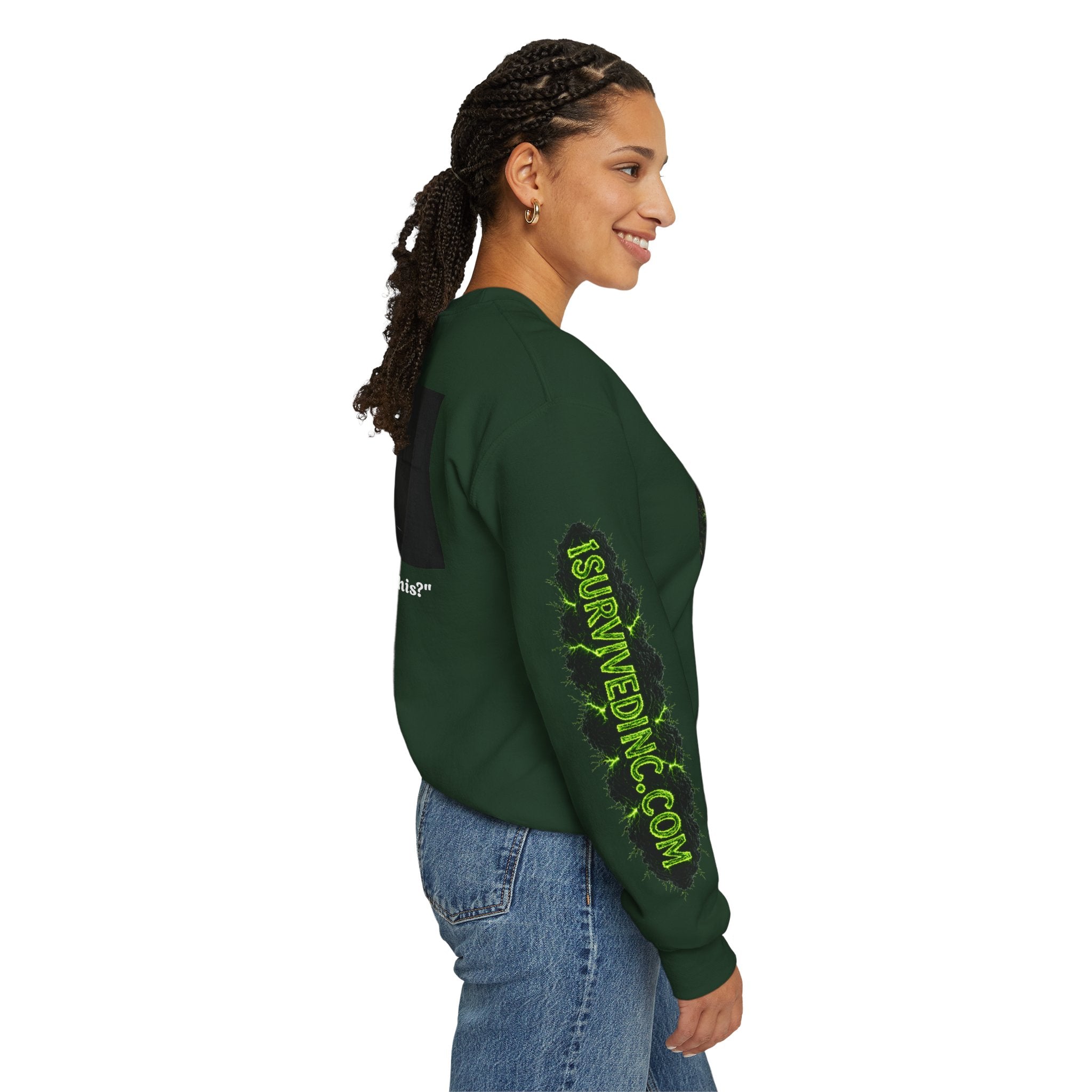 I Survived 2020 — S1:E3 "The Jab!" | Pandemic Edition Unisex Heavy Blend™ Crewneck Sweatshirt