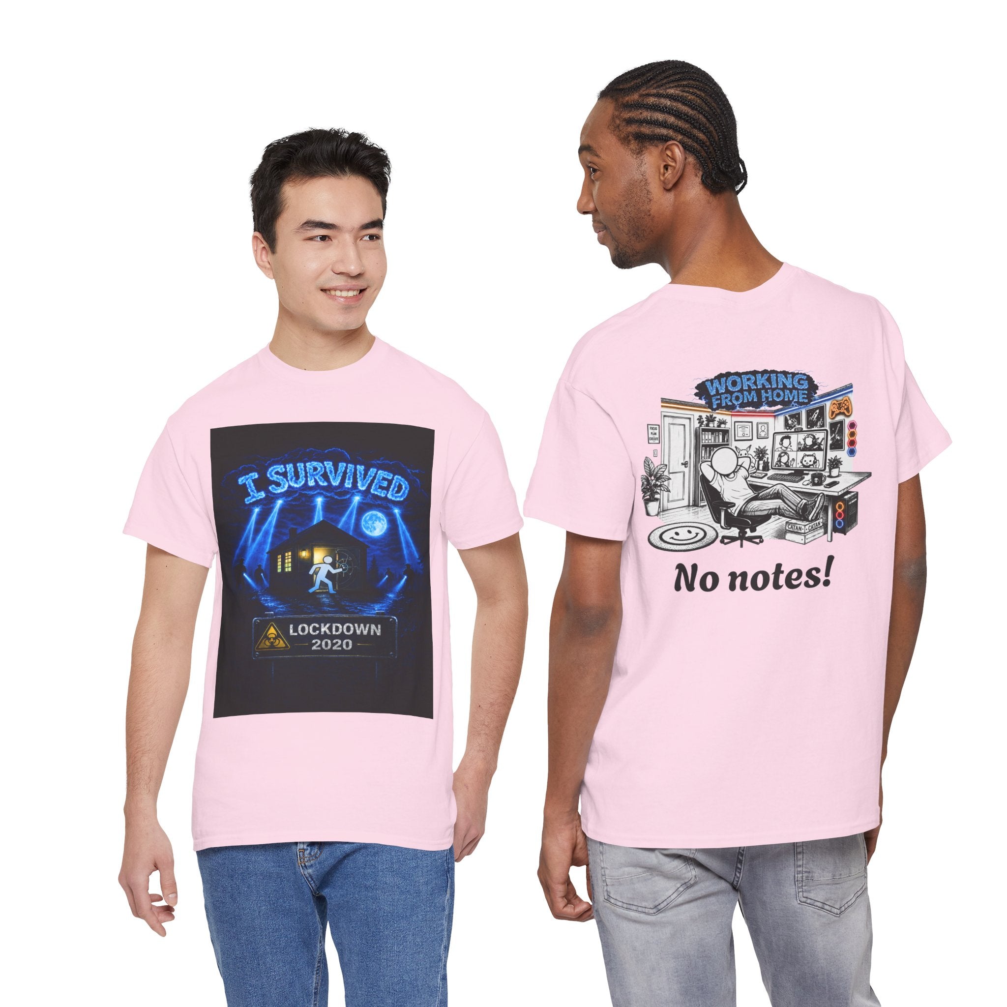 I Survived 2020 — LOCKDOWN S3:E4: "Working From Home" Unisex Heavy Cotton Tee