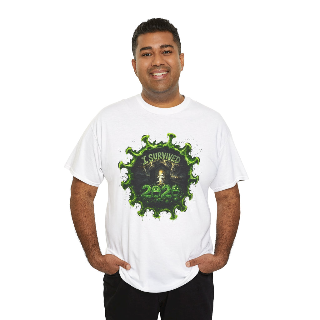 I Survived 2020 — Director's Cut S1:E2 "The Coming of COVID" | Pandemic Edition Unisex Heavy Cotton Tee