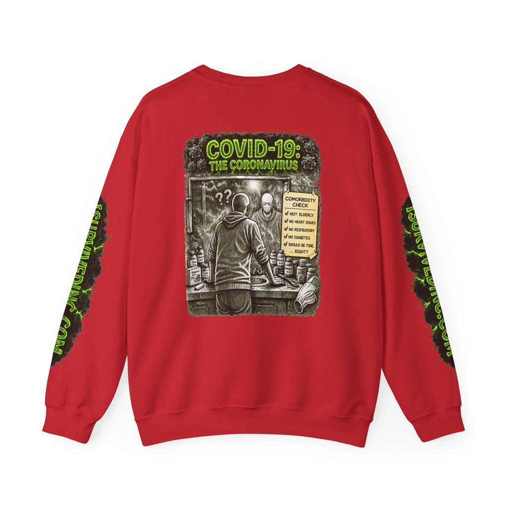 I Survived 2020 — PANDEMIC S1:E1: "COVID-19: The Coronavirus" Unisex Heavy Blend™ Crewneck Sweatshirt