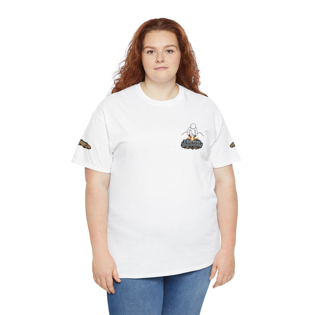 I Survived 2020 — "Please Stand By" Test Pattern Tee Special Edition Summer Premier Unisex Heavy Cotton Tee