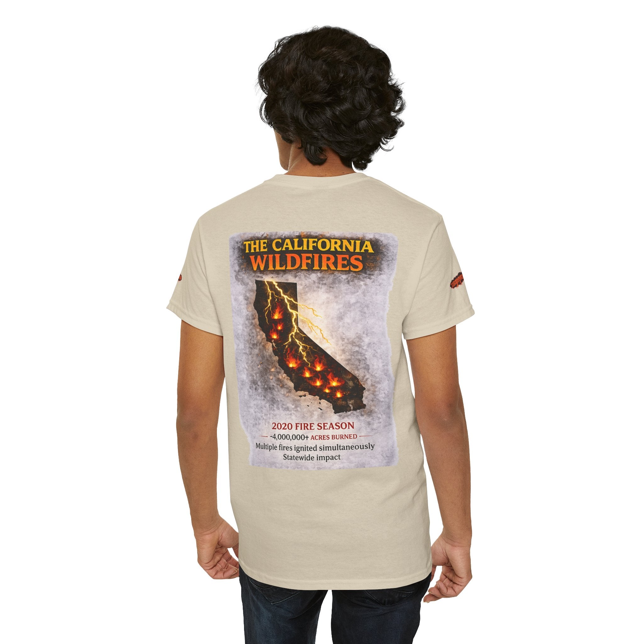 I Survived 2020 — WILDFIRES S2:E3: Director's Cut Special Edition "The California Wildfires" Memorial Unisex Heavy Cotton Tee