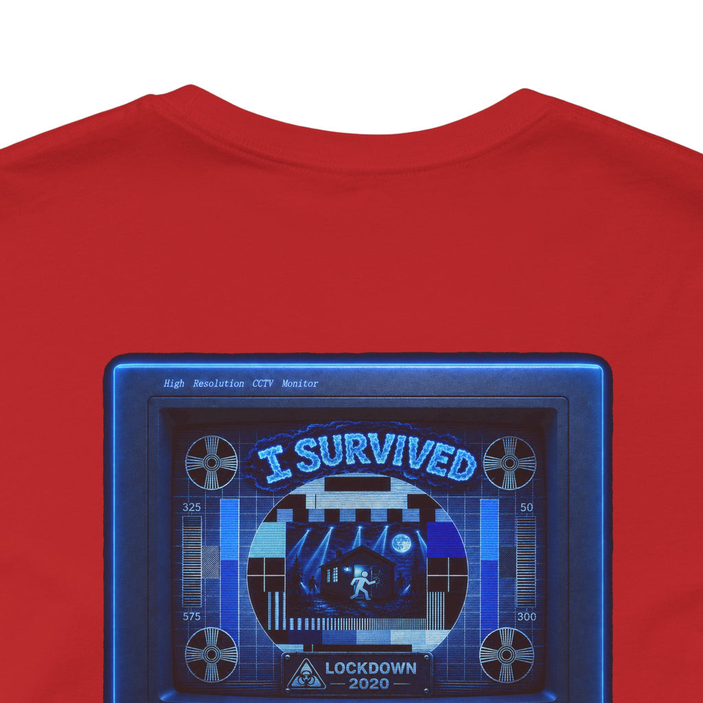 I Survived 2020 — "Please Stand By" Test Pattern Tee Lockdown Summer Exclusive Unisex Jersey Short Sleeve Tee