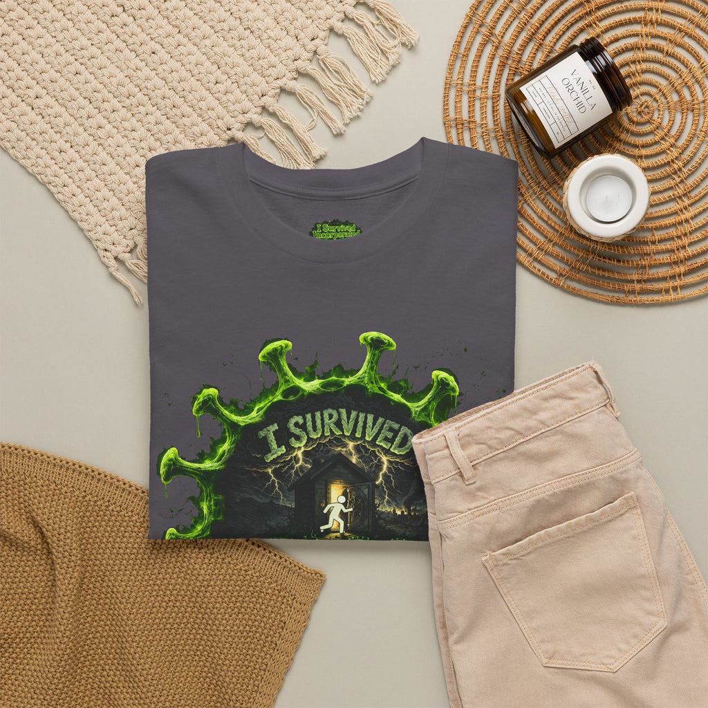 I Survived 2020 — Director's Cut S1:E5 "Delivery Doomsday" | Pandemic Edition Unisex Heavy Cotton Tee