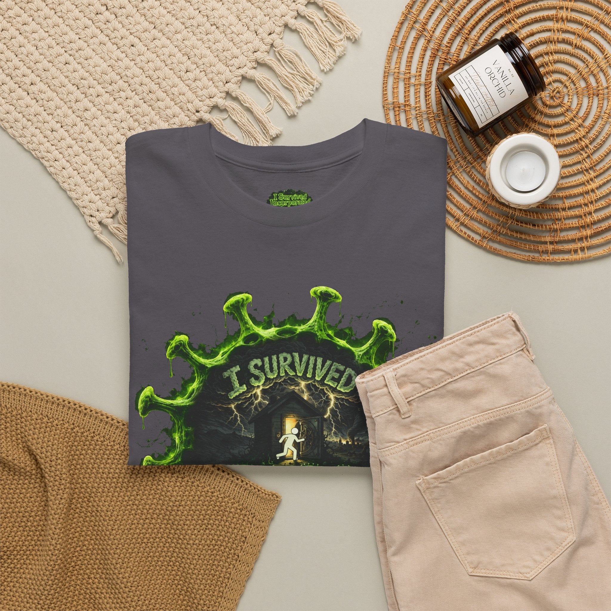 I Survived 2020 — Director's Cut S1:E5 "Delivery Doomsday" | Pandemic Edition Unisex Heavy Cotton Tee