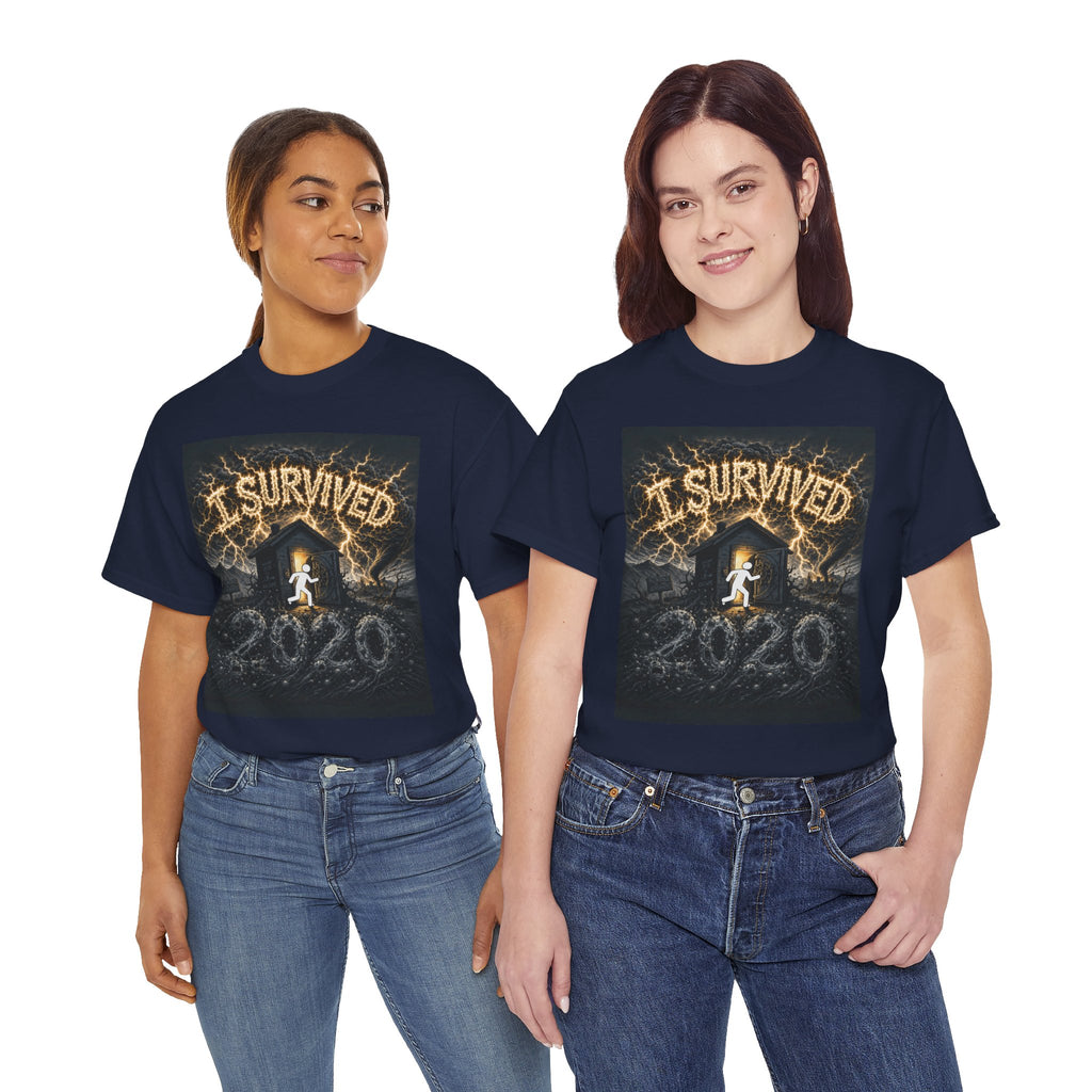 I Survived 2020 — Original PILOT Design Unisex Heavy Cotton Tee