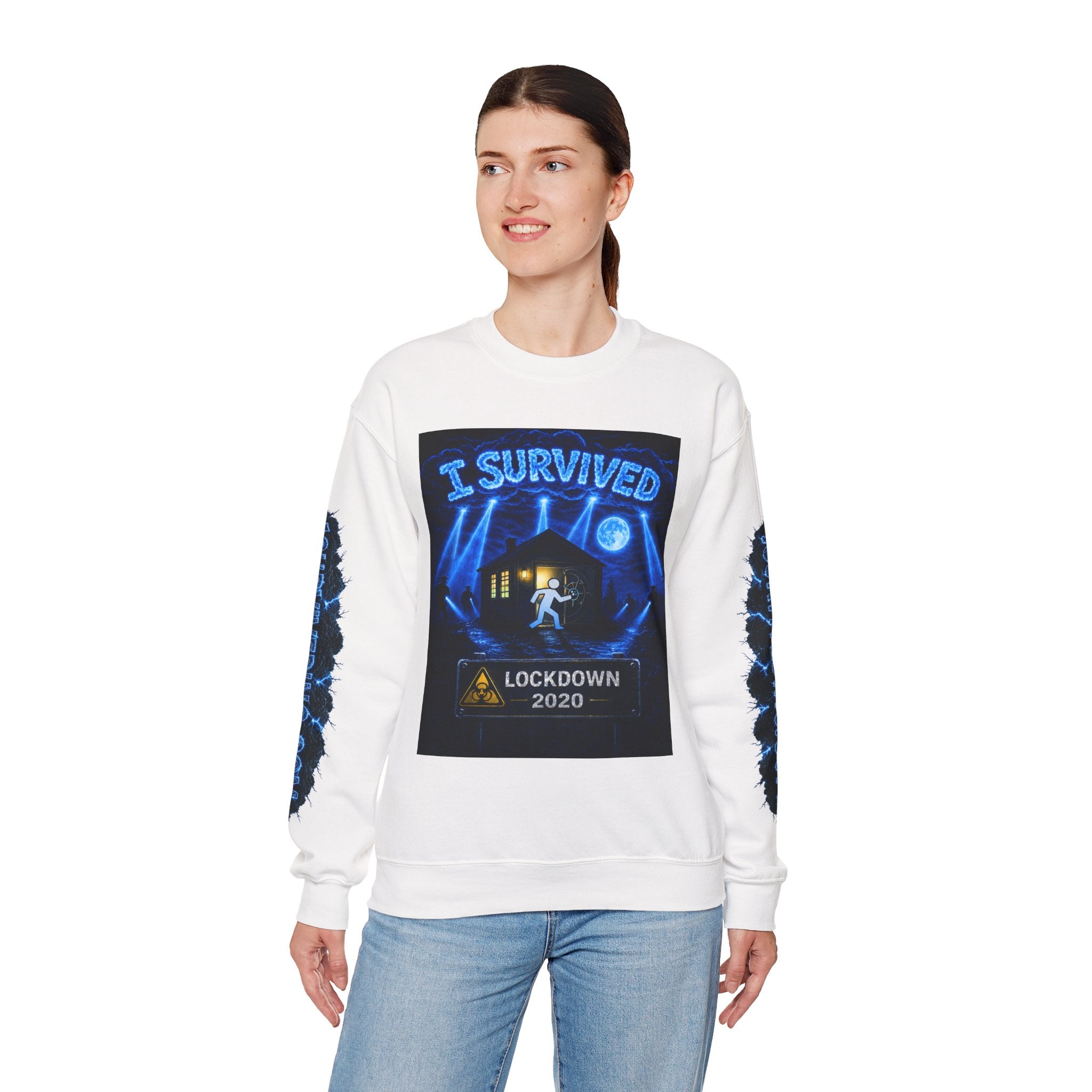 I Survived 2020 — LOCKDOWN S3:E2: Special Edition "Dating Under Lockdown" Unisex Heavy Blend™ Crewneck Sweatshirt