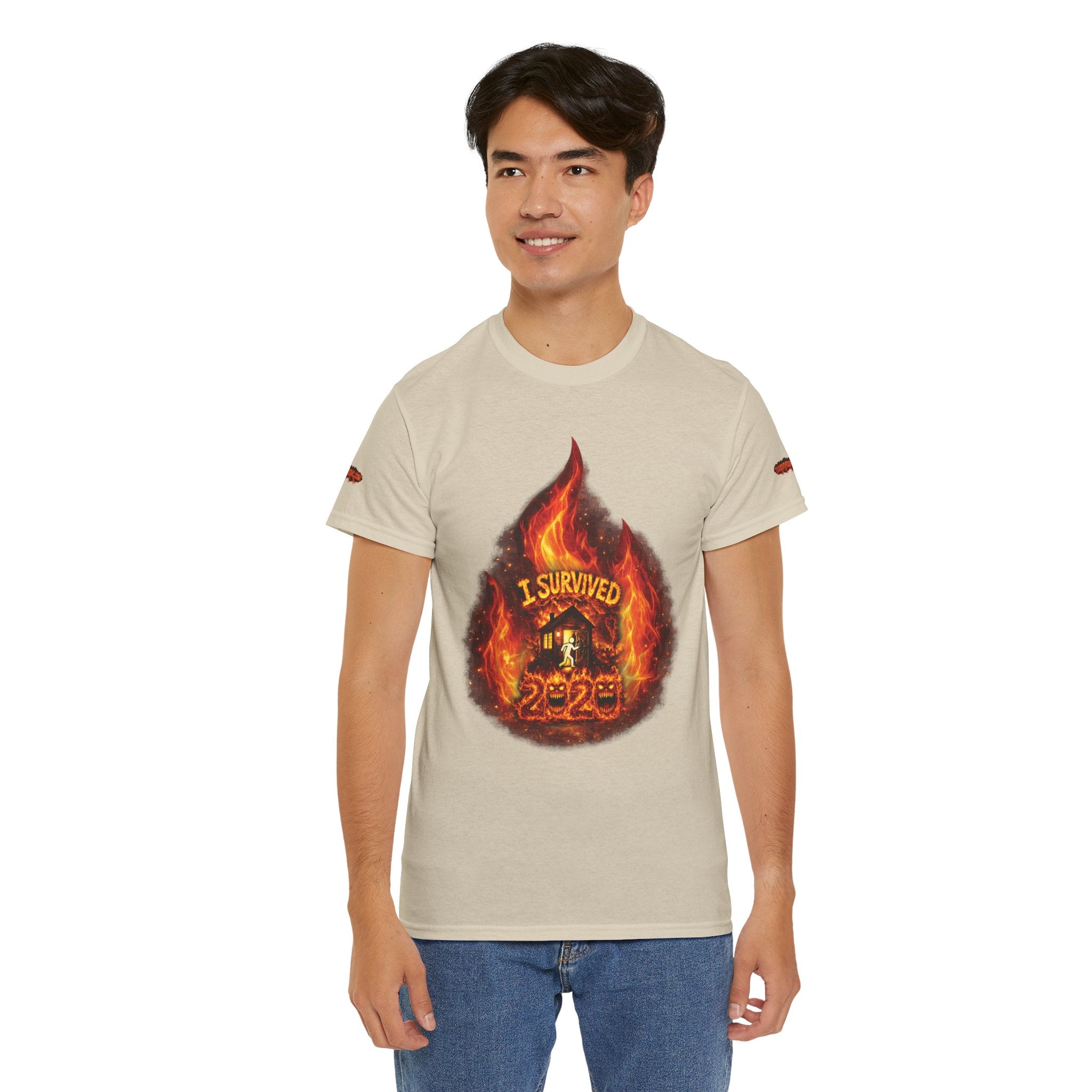 I Survived 2020 — Director's Cut S2:E3 "The California Wildfires" | Wildfire Edition Memorial Unisex Heavy Cotton Tee (SPECIAL EDITION)