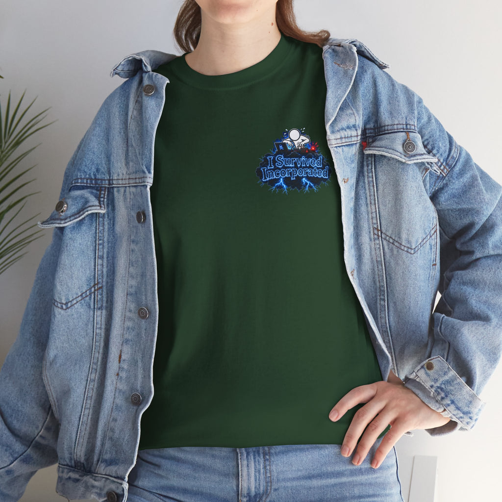 I Survived 2020 — "Please Stand By" Test Pattern Tee Lockdown Surveillance Edition Summer Exclusive Unisex Heavy Cotton Tee