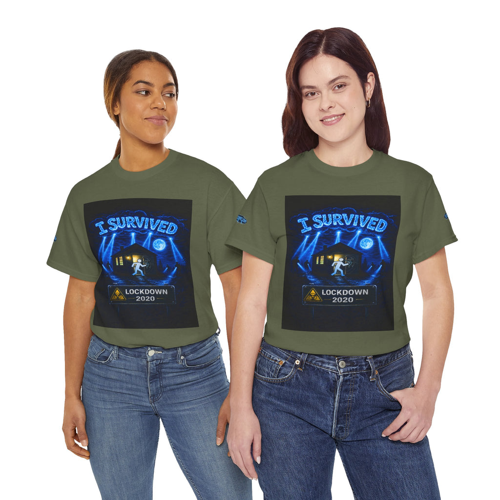 I Survived 2020 — LOCKDOWN S3:E4: Special Edition "Working From Home" Unisex Heavy Cotton Tee