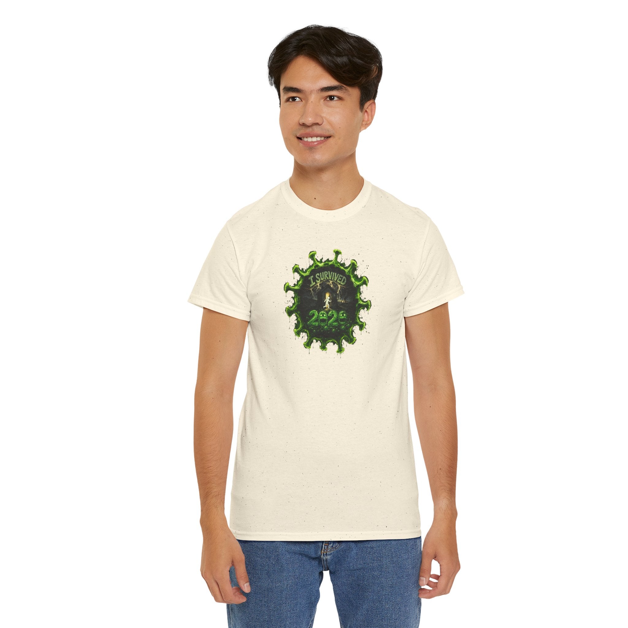 I Survived 2020 — PANDEMIC S1:E2: Director's Cut "The Coming of COVID" Unisex Heavy Cotton Tee