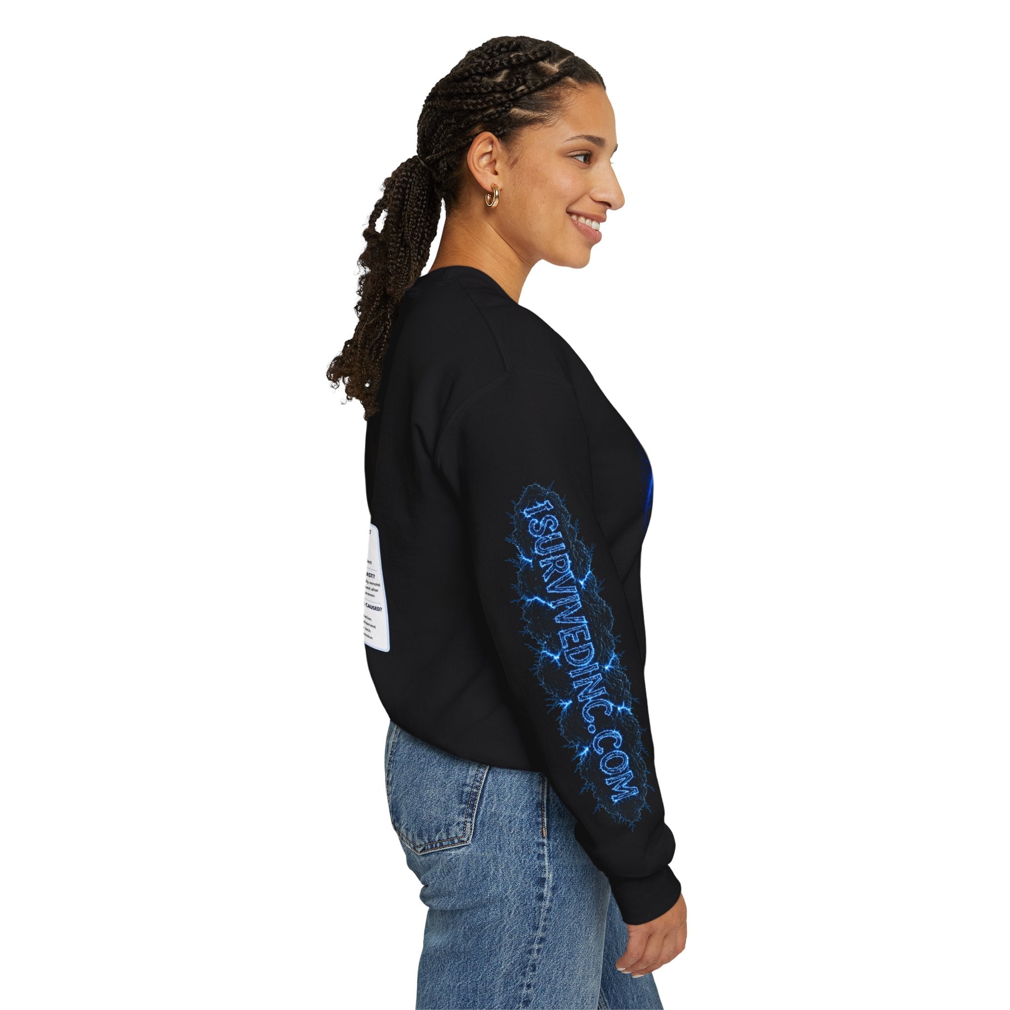 I Survived 2020 — LOCKDOWN S3:E3: Special Edition "Remote Schooling" Unisex Heavy Blend™ Crewneck Sweatshirt