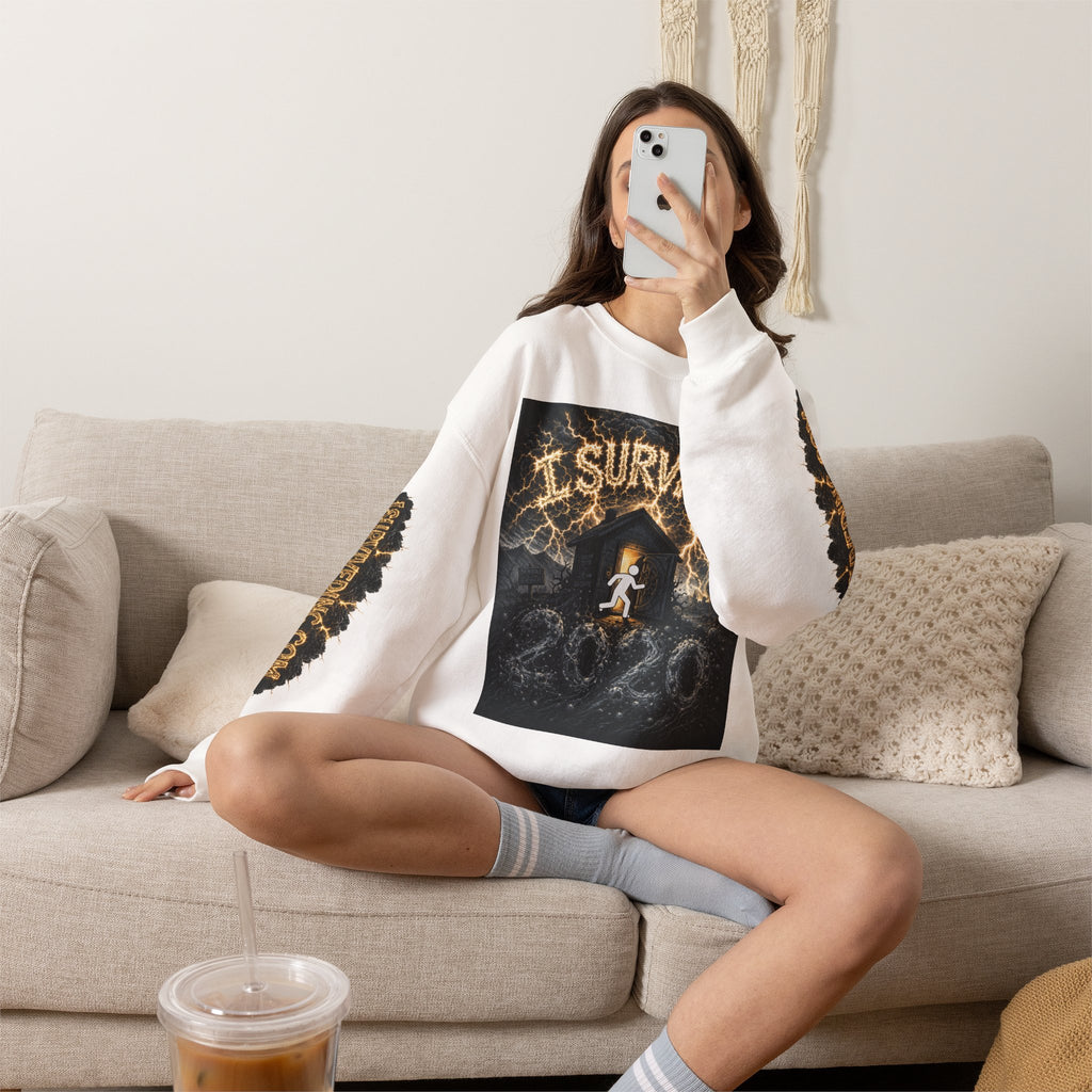 I Survived 2020 — Original PILOT Design: Special Edition Unisex Heavy Blend™ Crewneck Sweatshirt