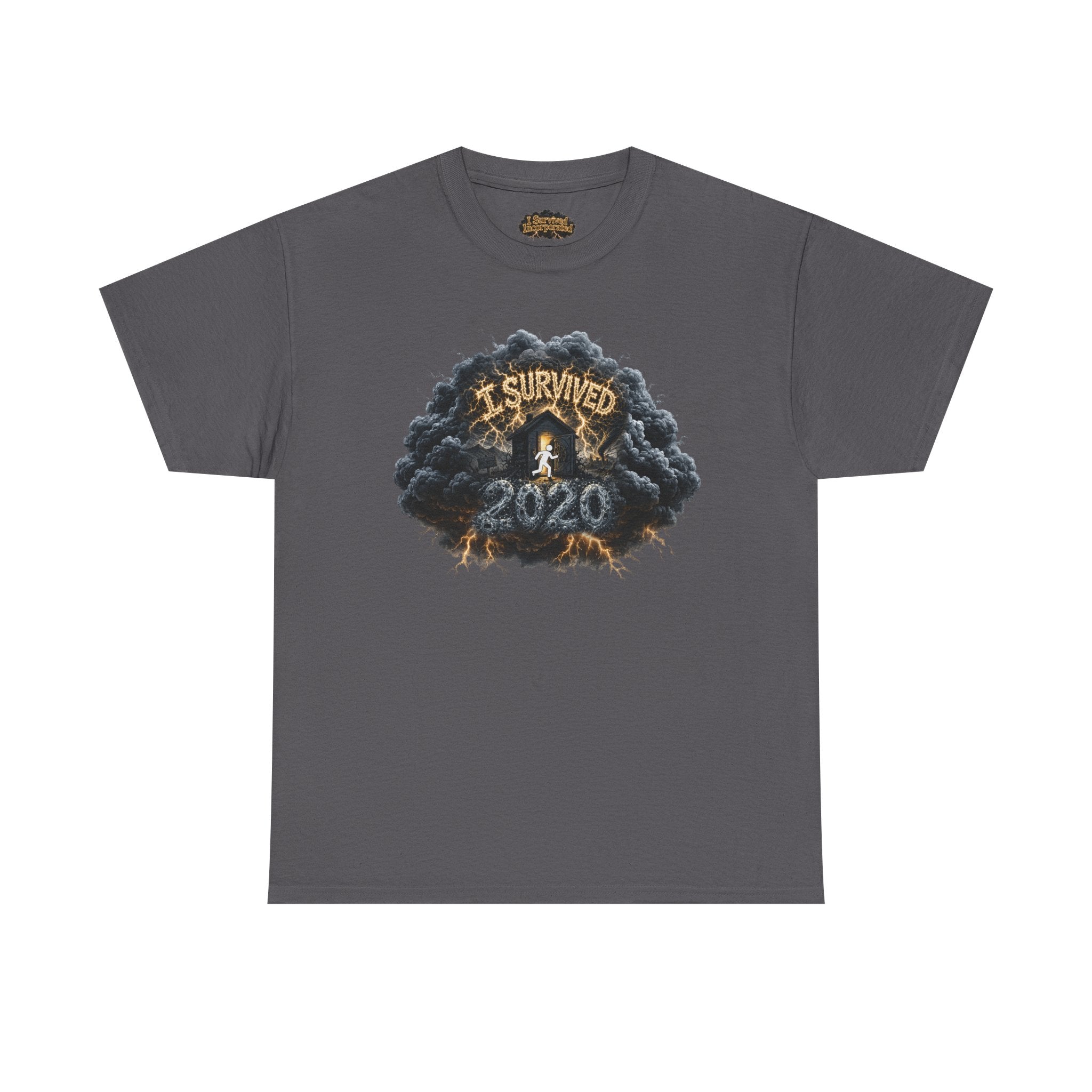 I Survived 2020 —  Deriector's Cut Original Design Teaser Tee | Season 1 Premiere Drop Unisex Heavy Cotton Tee