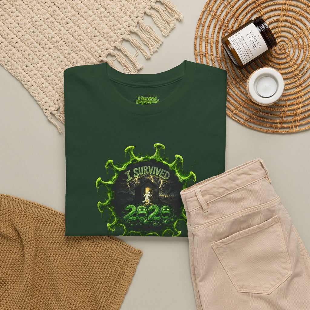 I Survived 2020 — PANDEMIC S1:E3: Director's Cut Special Edition "The Jab!" Unisex Heavy Cotton Tee