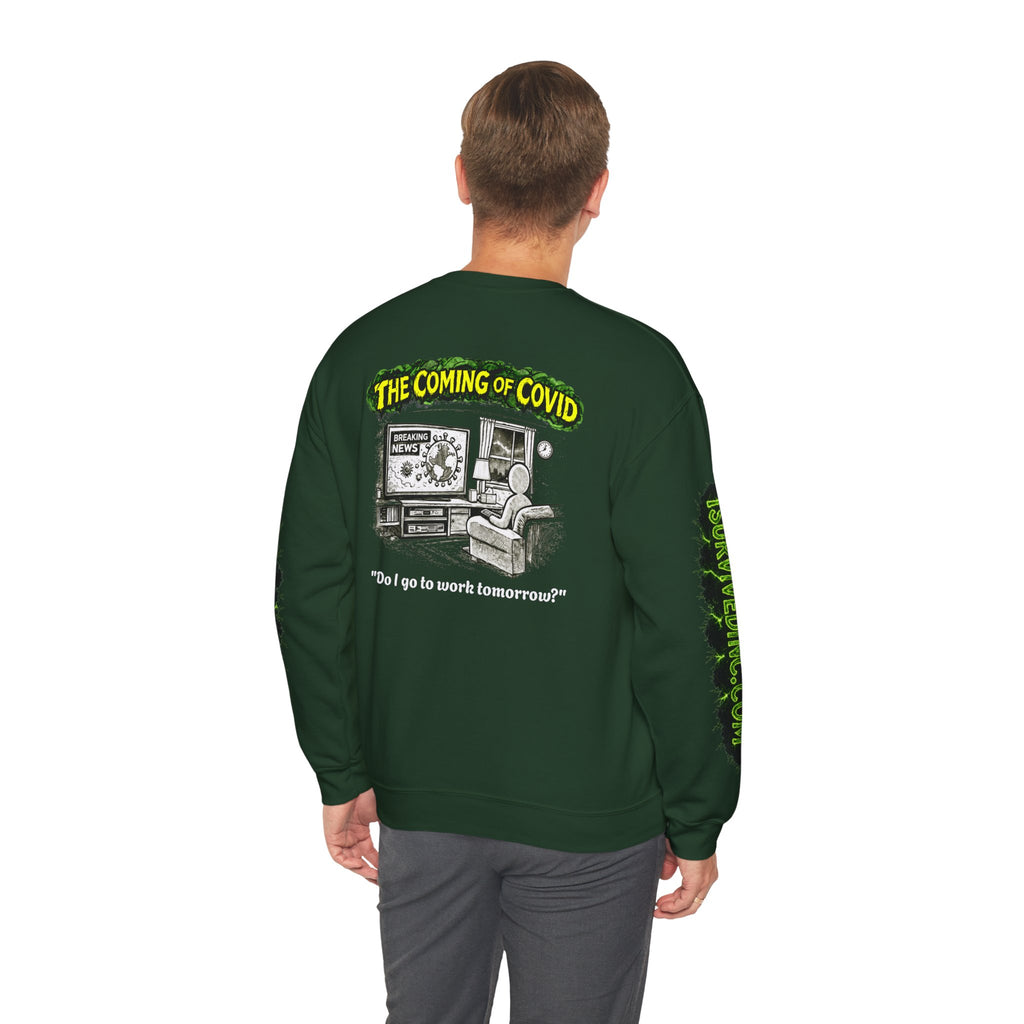 I Survived 2020 — PANDEMIC S1:E2: "The Coming of COVID" Unisex Heavy Blend™ Crewneck Sweatshirt