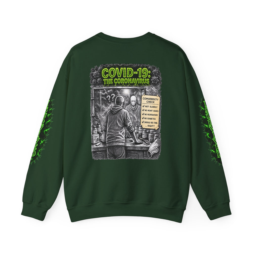 I Survived 2020 — Director's Cut S1:E1 "COVID-19: The Coronavirus" | Pandemic Edition Unisex Heavy Blend™ Crewneck Sweatshirt