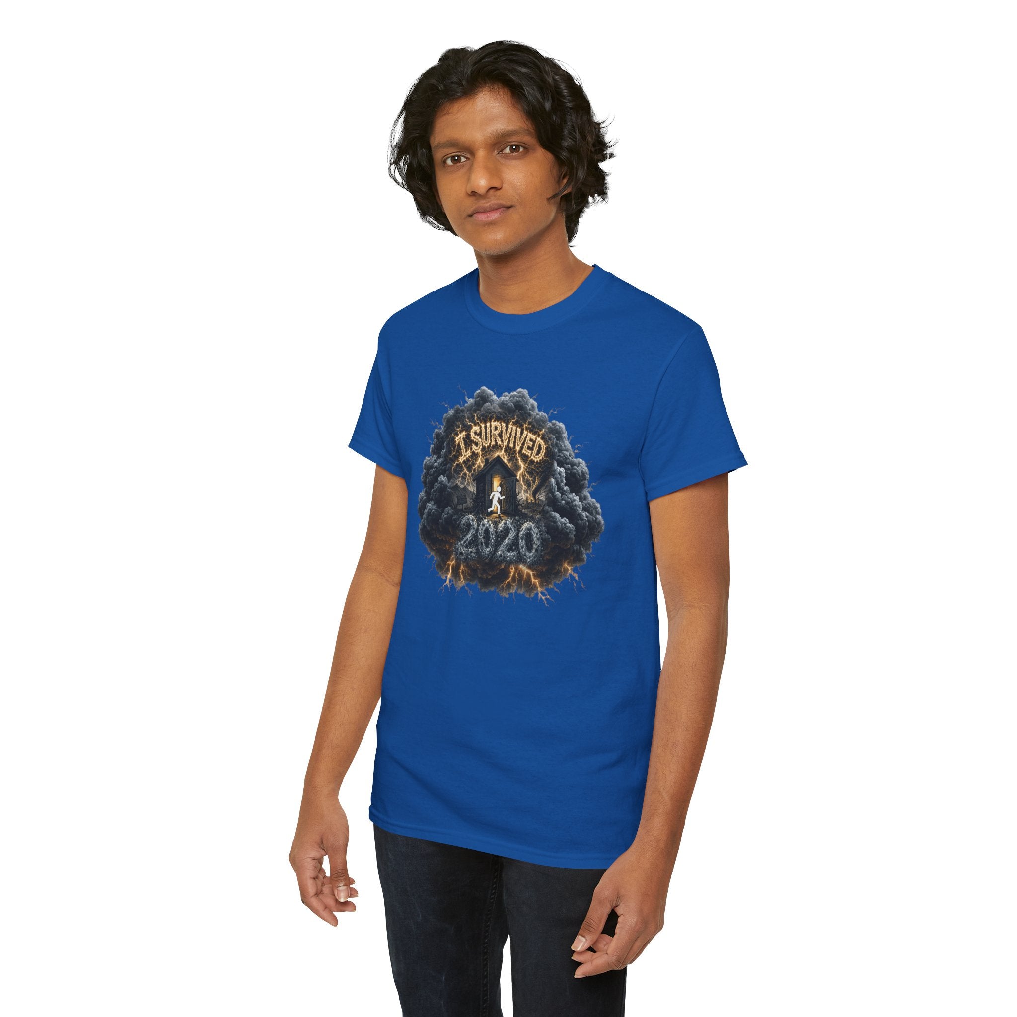I Survived 2020 —  Deriector's Cut Original Design Teaser Tee | Season 1 Premiere Drop Unisex Heavy Cotton Tee