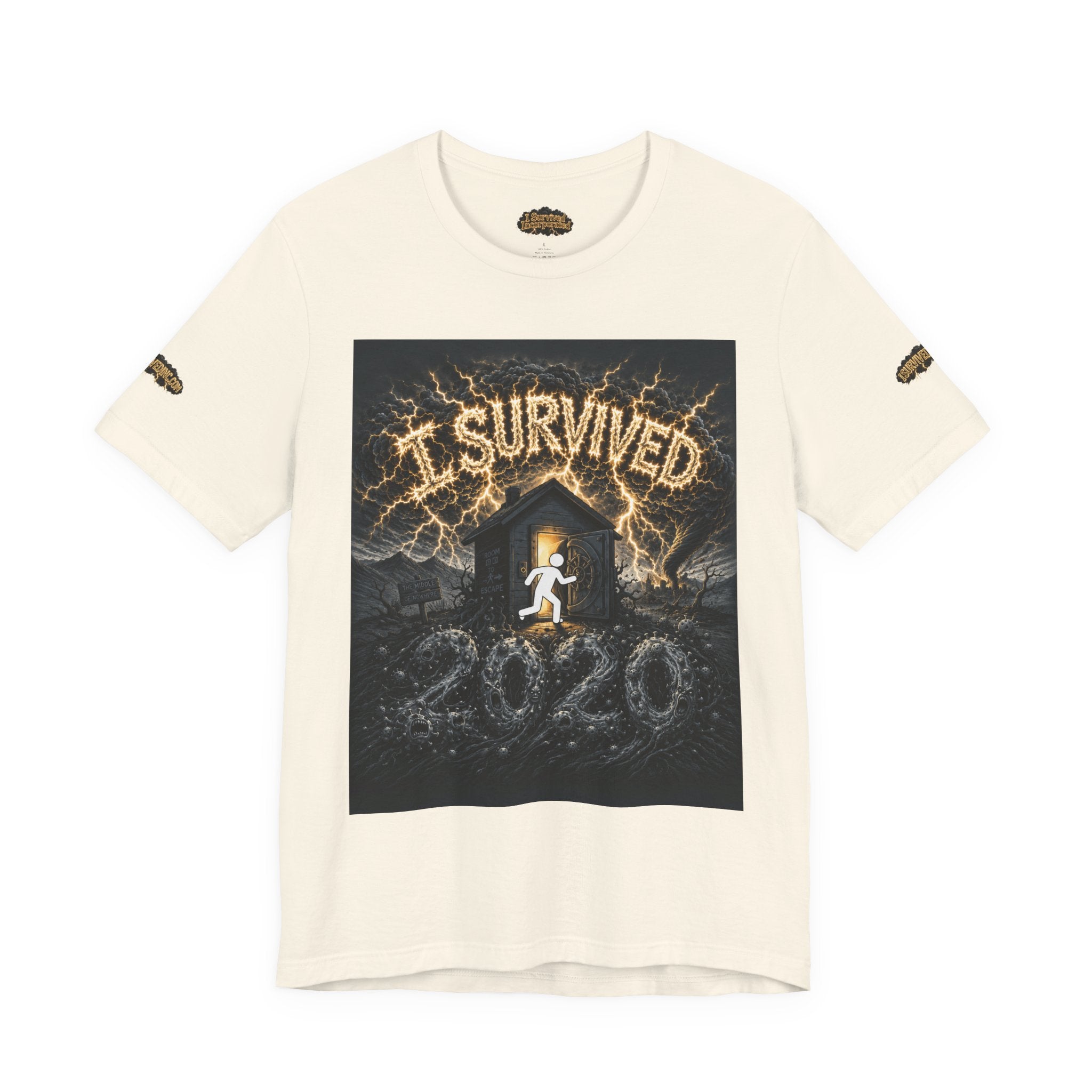 I Survived 2020 — Original Design Teaser Tee | Season 1 Premiere Drop Unisex Jersey Short Sleeve Tee