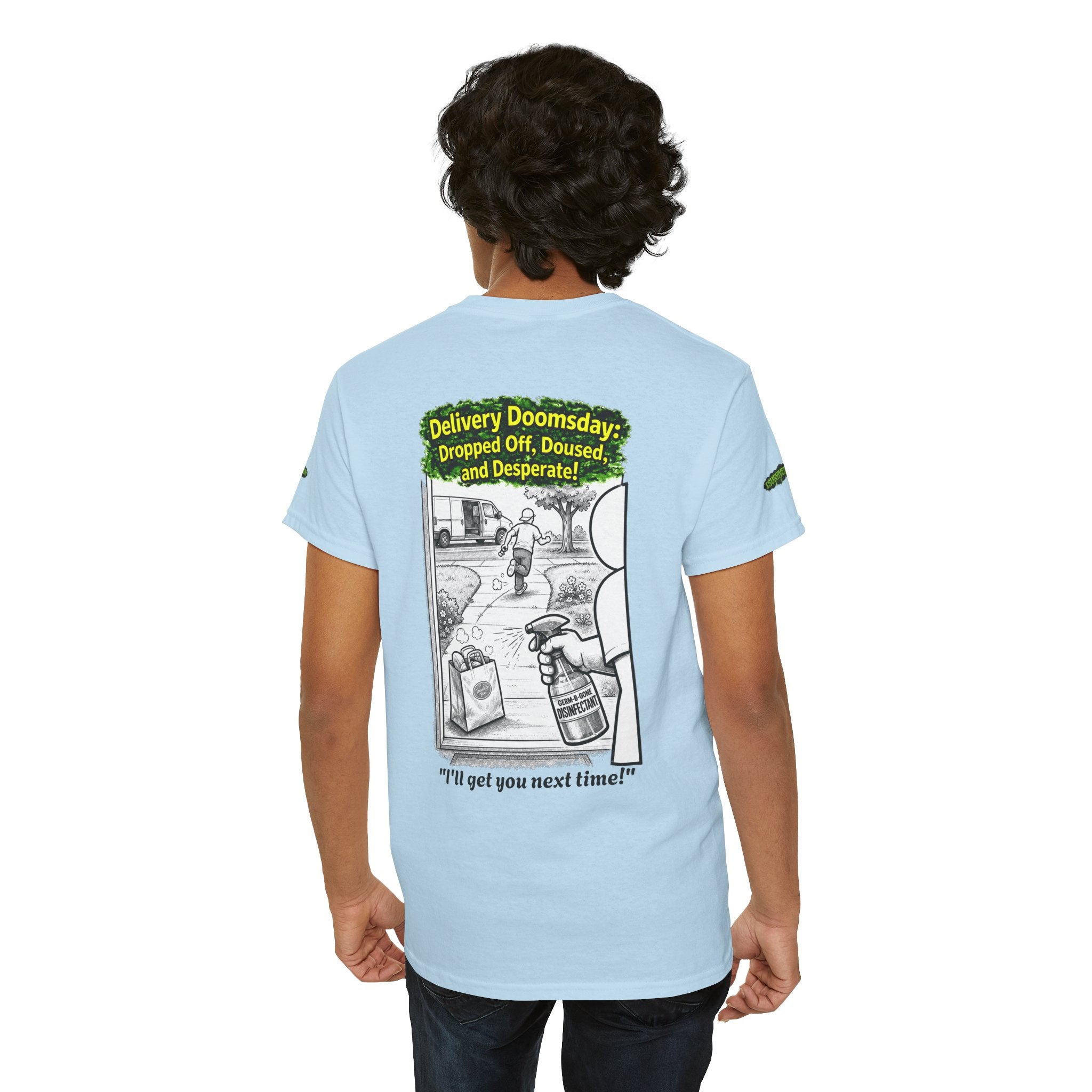 Sobreviví al 2020 — T1:E5 "El día del juicio final de las entregas" | Camiseta unisex de algodón pesado (Edición Pandemia) (EDICIÓN ESPECIAL)