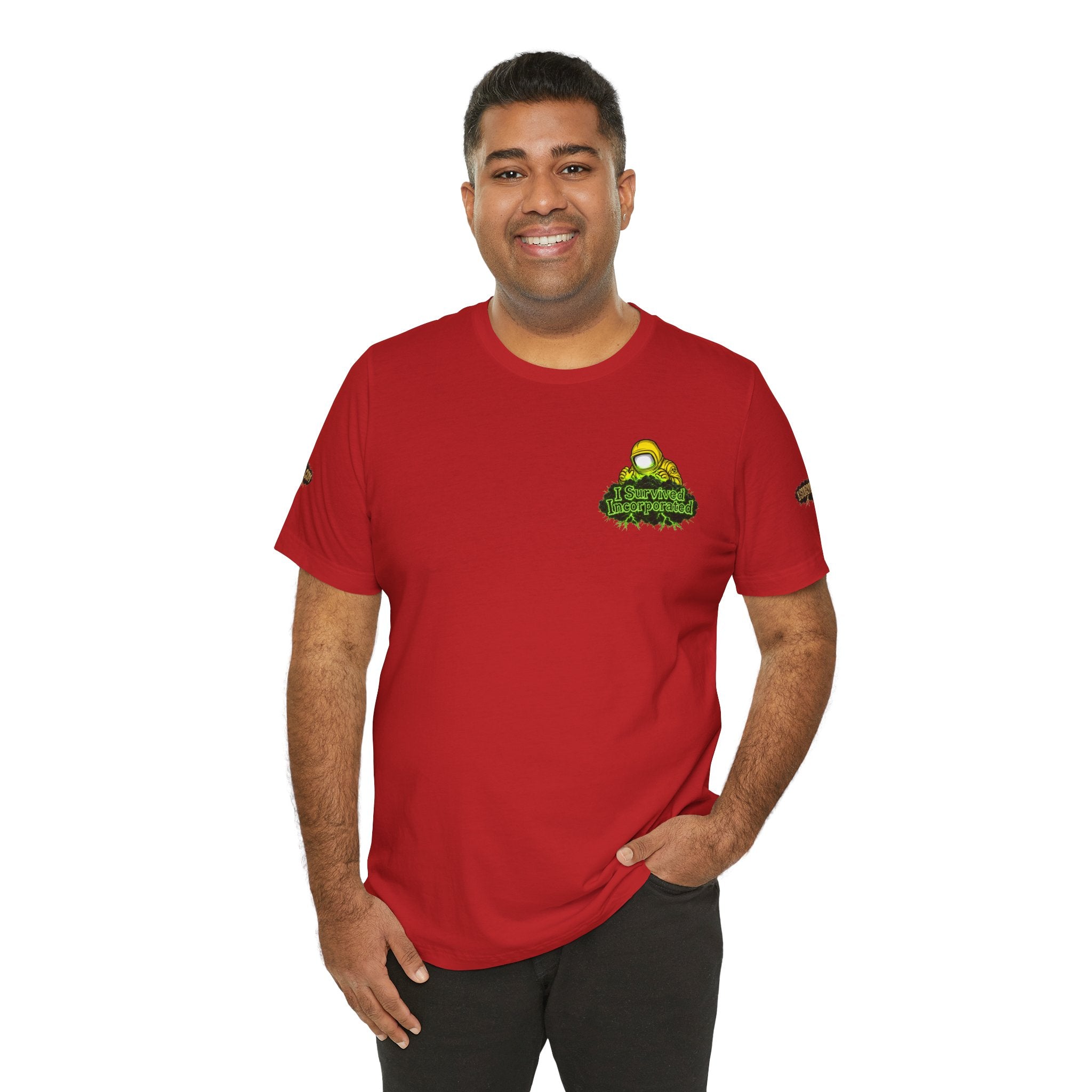 I Survived 2020 — "Please Stand By" Test Pattern Toxic Signal Tee Special Edition Summer Premiere Unisex Jersey Short Sleeve Tee
