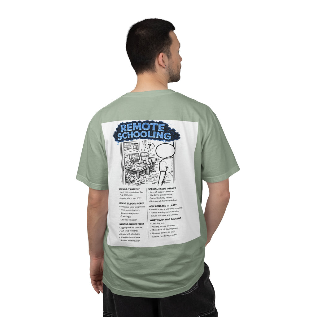 I Survived 2020 — S3:E3 "Remote Schooling" | Lockdown Edition Documentary Unisex Garment-Dyed T-shirt