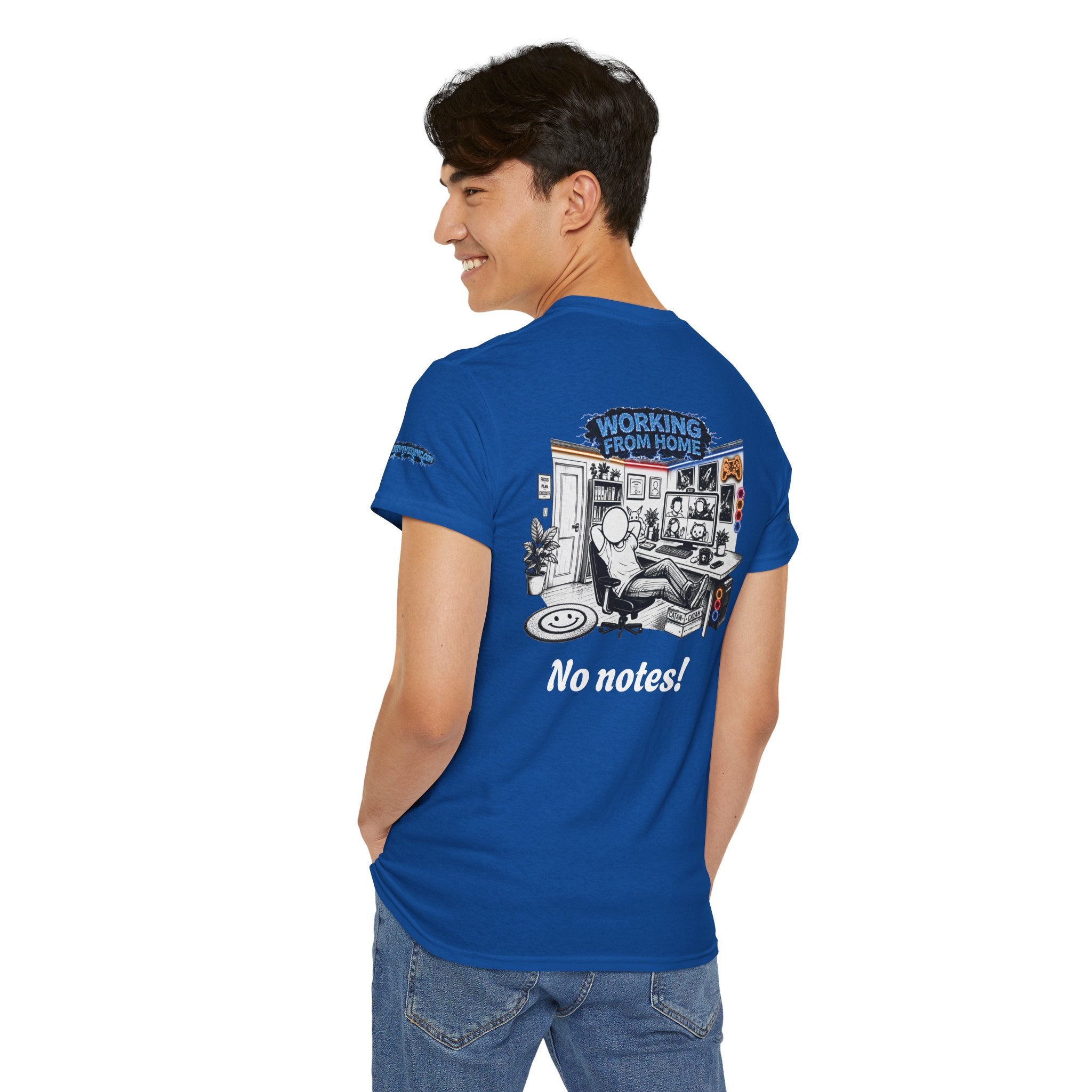 I Survived 2020 — LOCKDOWN S3:E4: Special Edition "Working From Home" Unisex Heavy Cotton Tee