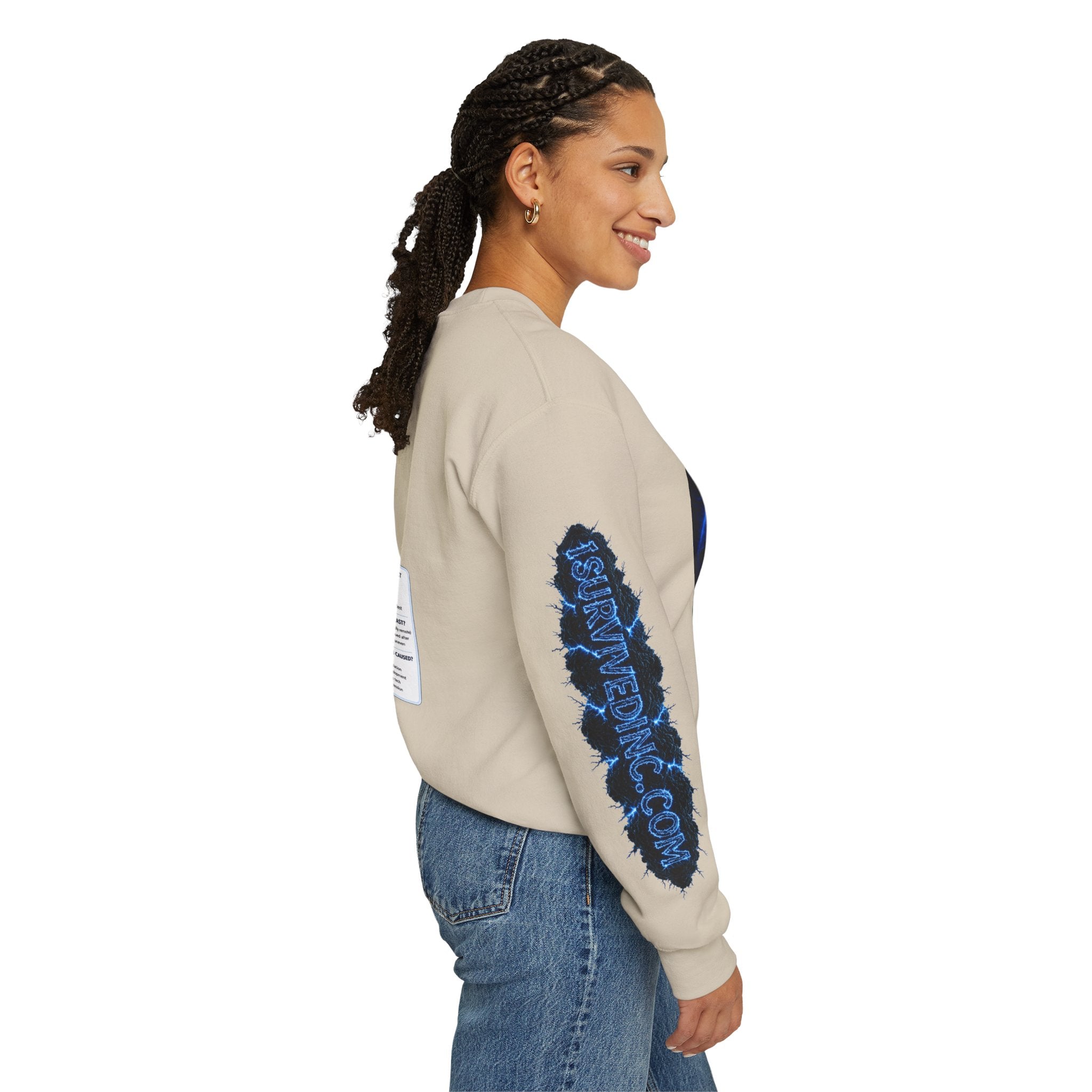 I Survived 2020 — LOCKDOWN S3:E3: Special Edition "Remote Schooling" Unisex Heavy Blend™ Crewneck Sweatshirt