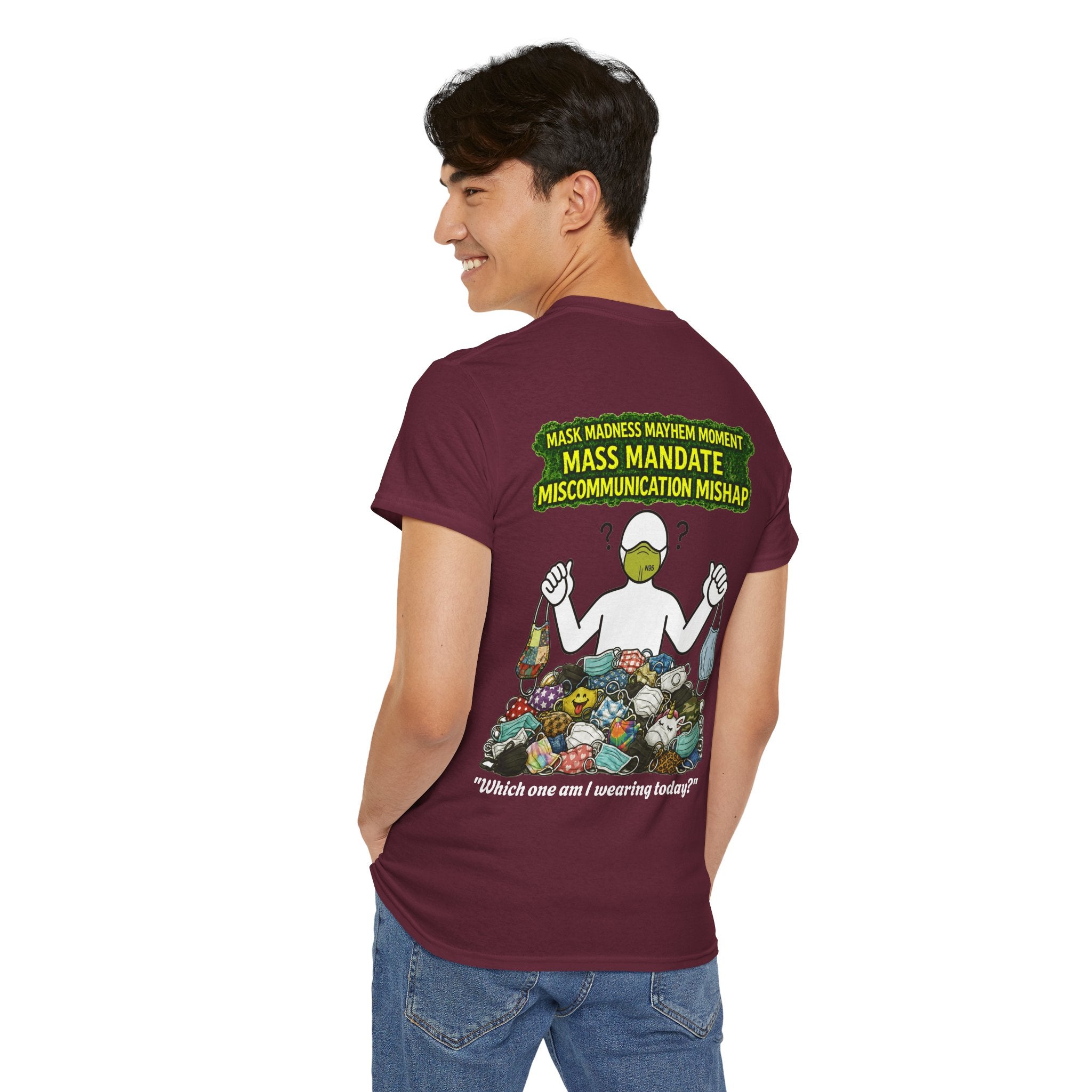 I Survived 2020 — PANDEMIC S1:E4: Director's Cut "Mask Madness" Unisex Heavy Cotton Tee