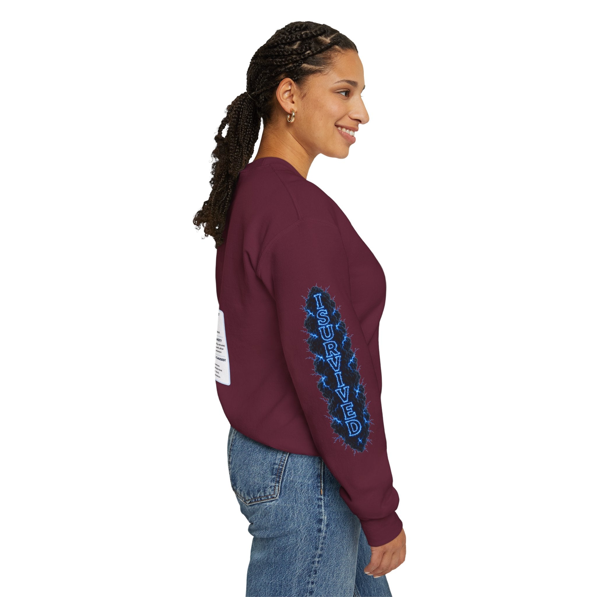 I Survived 2020 — LOCKDOWN S3:E3: Director's Cut Special Edition "Remote Schooling" Unisex Heavy Blend™ Crewneck Sweatshirt