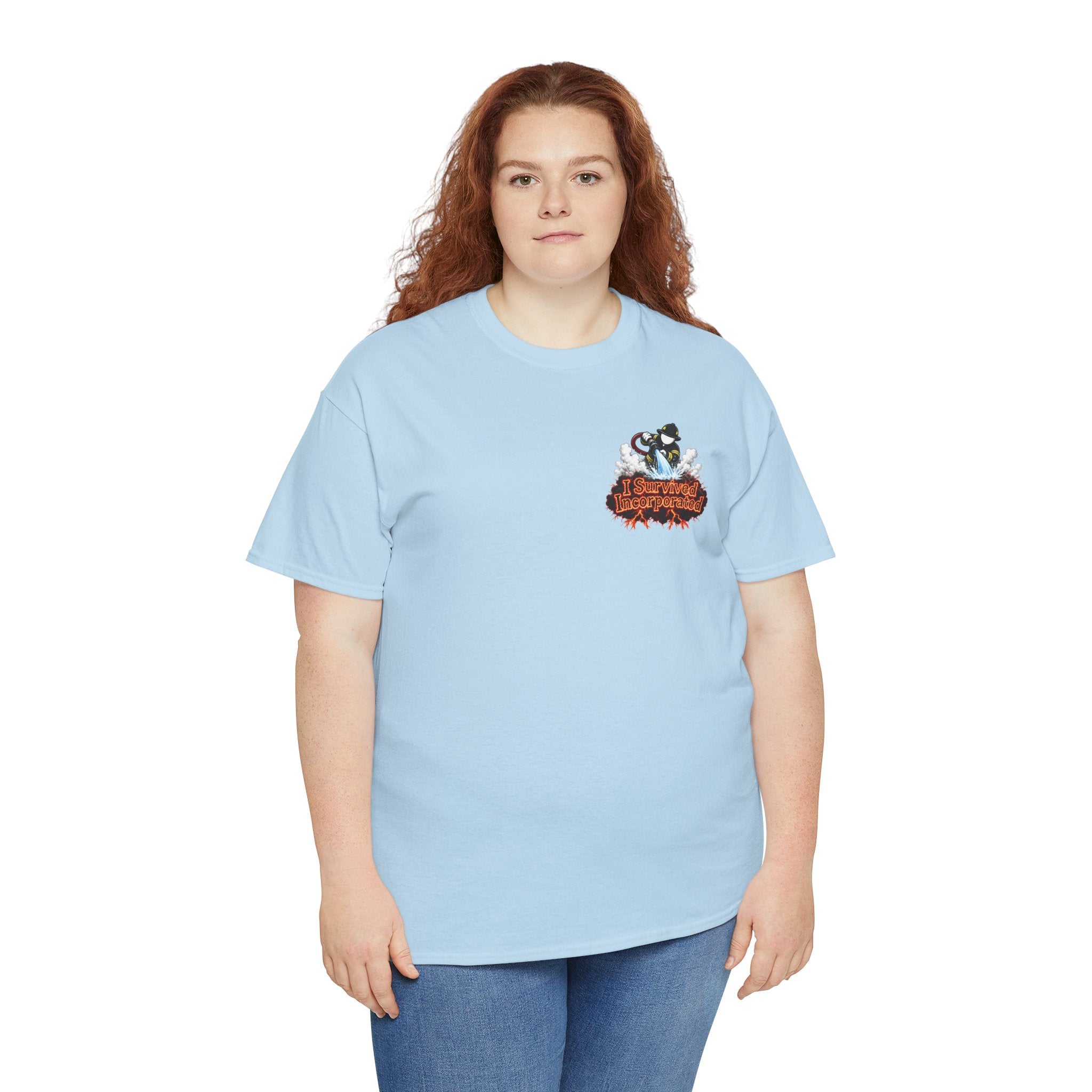 I Survived 2020 — "Please Stand By" Test Pattern Tee Wildfire Signal Edition Summer Premiere Unisex Heavy Cotton Tee