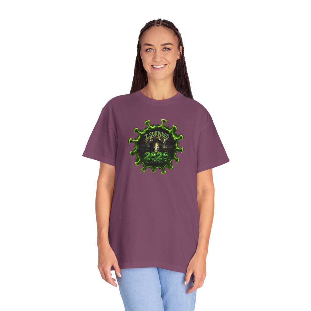 I Survived 2020 — PANDEMIC S1:E5: Director's Cut "Delivery Doomsday" Unisex Garment-Dyed T-shirt