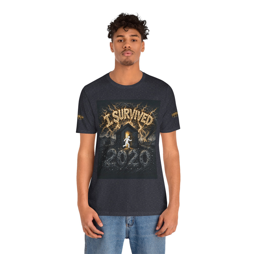 I Survived 2020 — Original Design Teaser Tee | Season 1 Premiere Drop Unisex Jersey Short Sleeve Tee