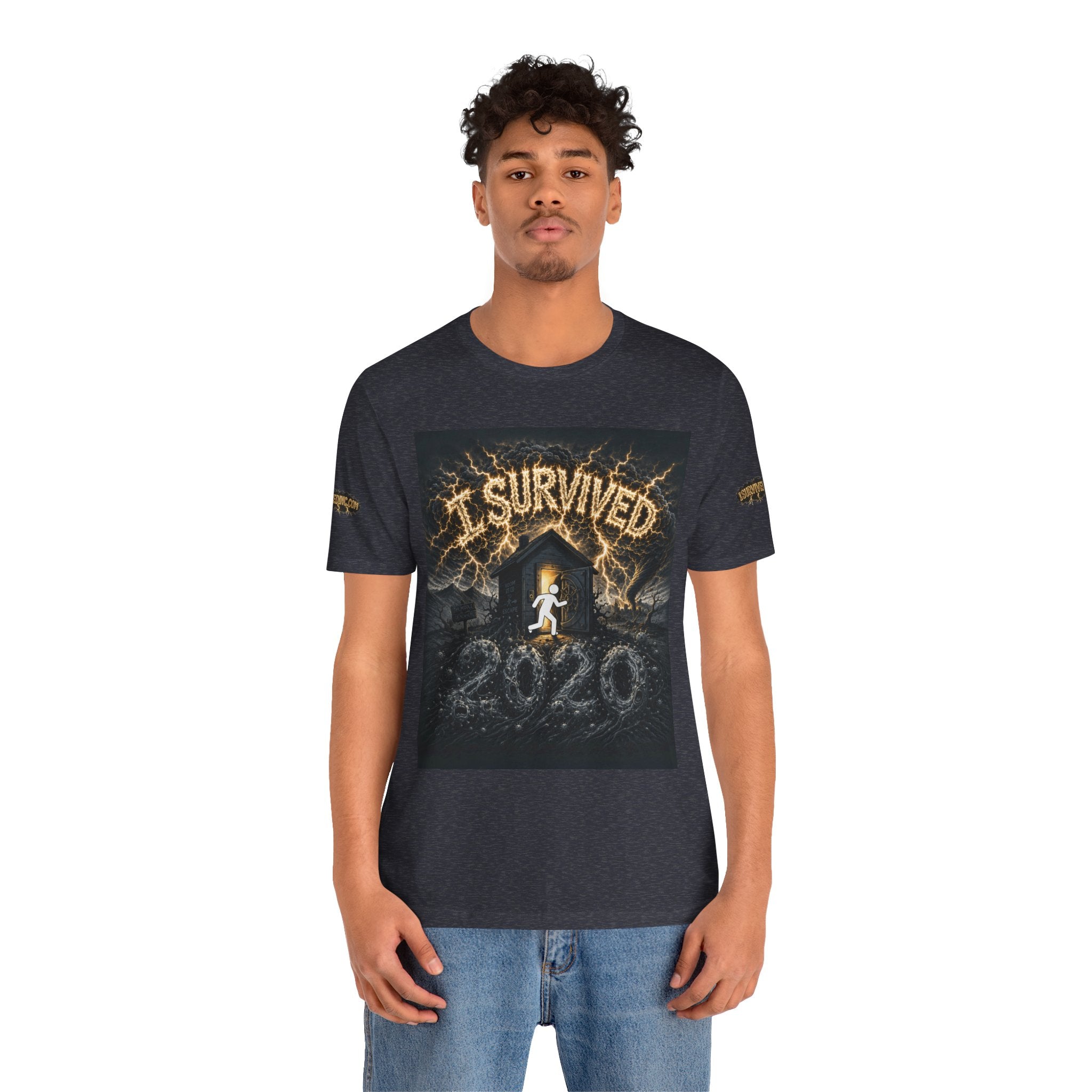I Survived 2020 — Original Design Teaser Tee | Season 1 Premiere Drop Unisex Jersey Short Sleeve Tee