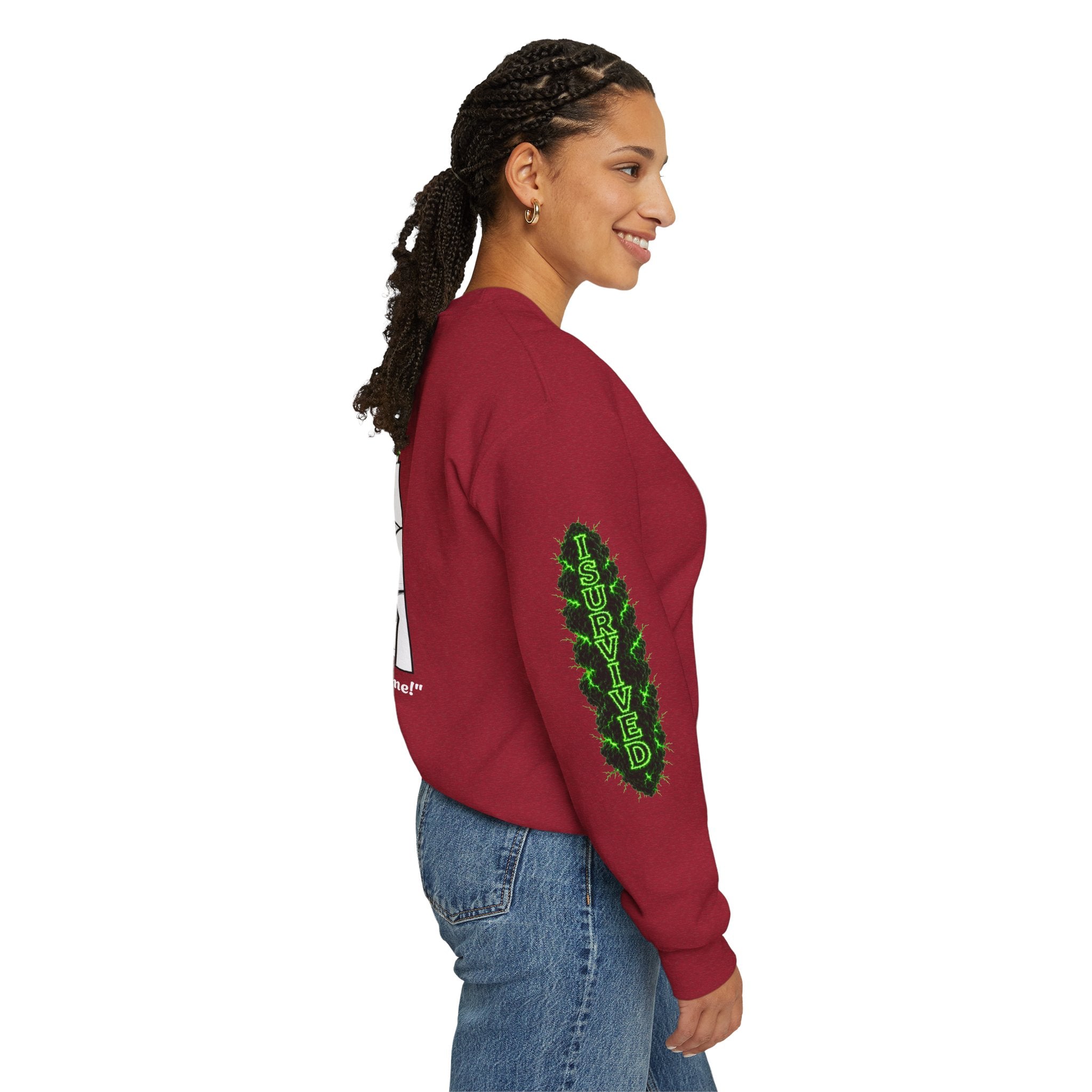 I Survived 2020 — PANDEMIC S1:E5: Director's Cut "Delivery Doomsday" Unisex Heavy Blend™ Crewneck Sweatshirt