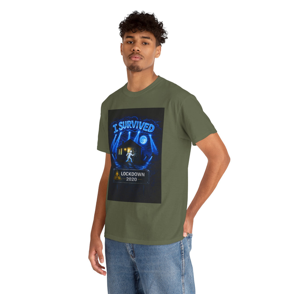 Copy of  I Survived 2020 — S3:E1 "Quarantine" | Lockdown Edition Documentary Unisex Heavy Cotton Tee