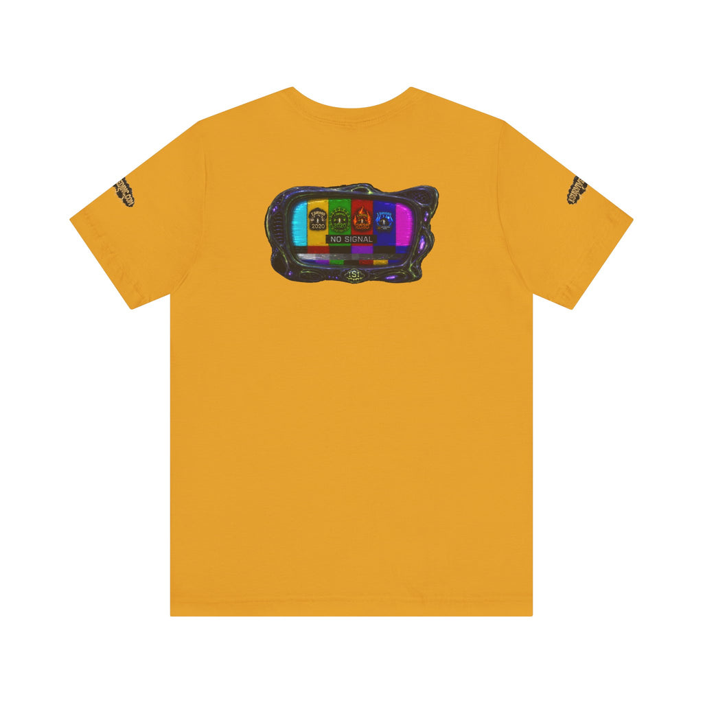 I Survived 2020 — "No Signal" Test Pattern Tee Alien Broadcast Finale Summer Premiere Unisex Jersey Short Sleeve Tee