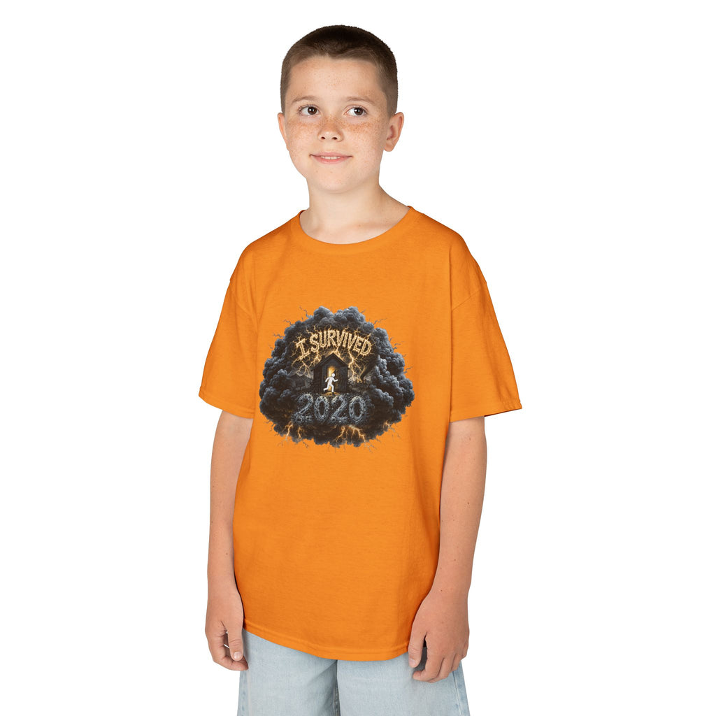 I Survived 2020 — Director's Cut Original Design Teaser Tee | Season 1 Premiere Drop Kids Heavy Cotton™ Tee