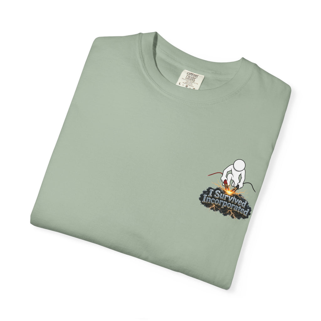 I Survived 2020 — "Please Stand By" Test Pattern Tee Summer Premier Unisex Garment-Dyed T-shirt