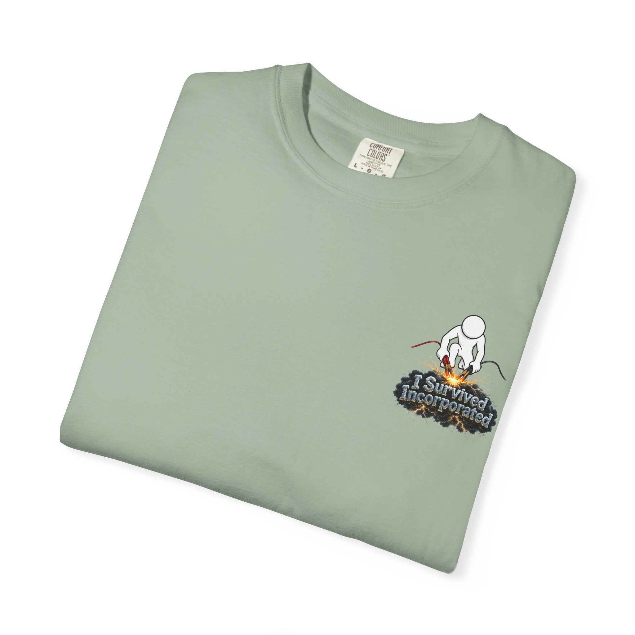 I Survived 2020 — "Please Stand By" Test Pattern Tee Summer Premier Unisex Garment-Dyed T-shirt