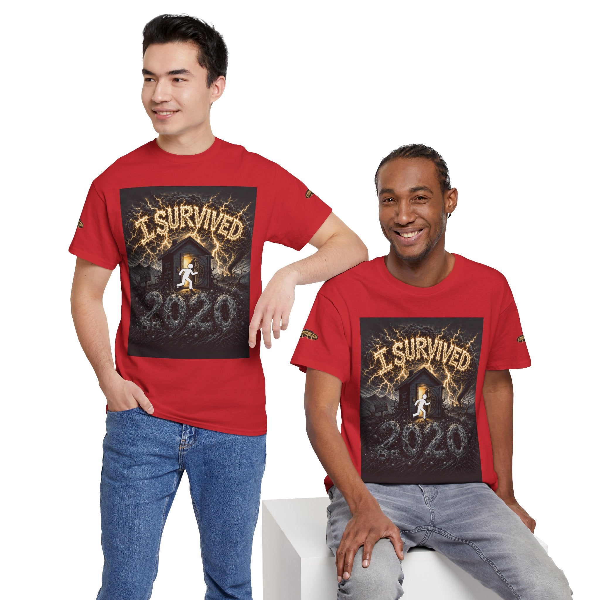 I Survived 2020 — Original PILOT Design: Special Edition Unisex Heavy Cotton Tee