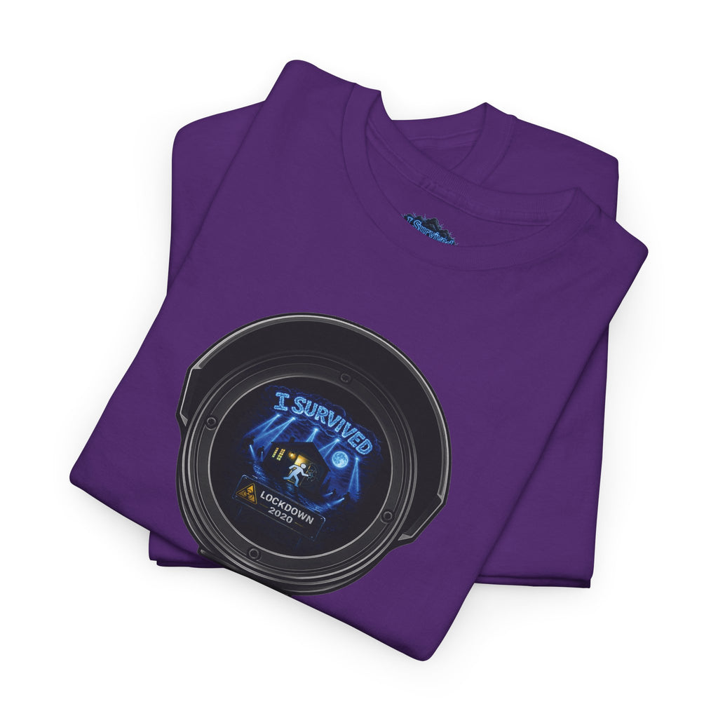 I Survived 2020 — LOCKDOWN S3:E1: Director's Cut "Quarantine" Unisex Heavy Cotton Tee